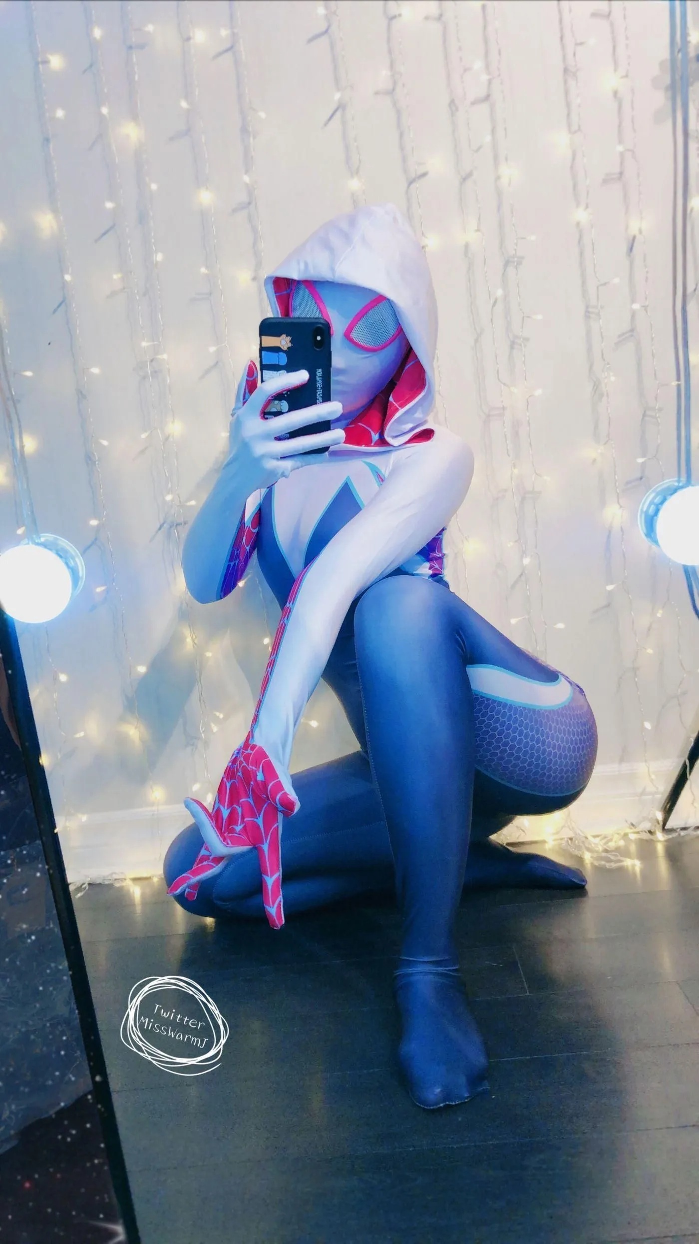 MisswarmJ – NO.09 Spider Gwen [43P]插图4