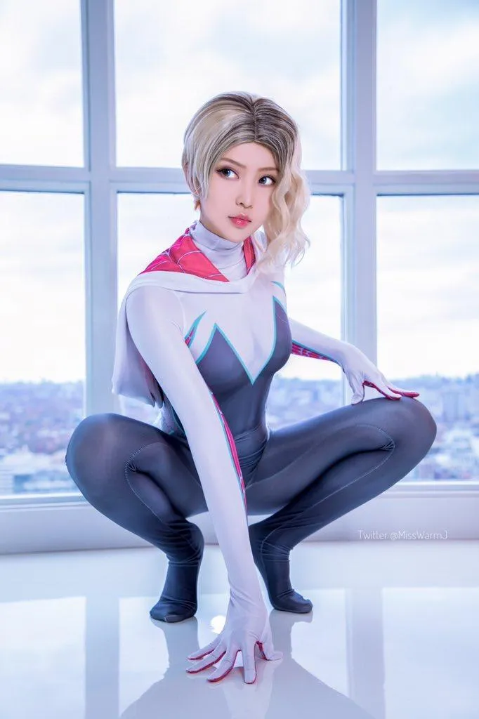 MisswarmJ – NO.09 Spider Gwen [43P]插图2