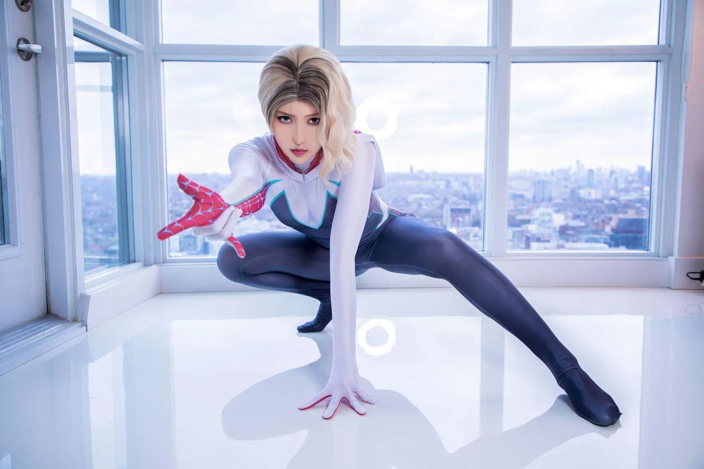 MisswarmJ – NO.09 Spider Gwen [43P]插图9