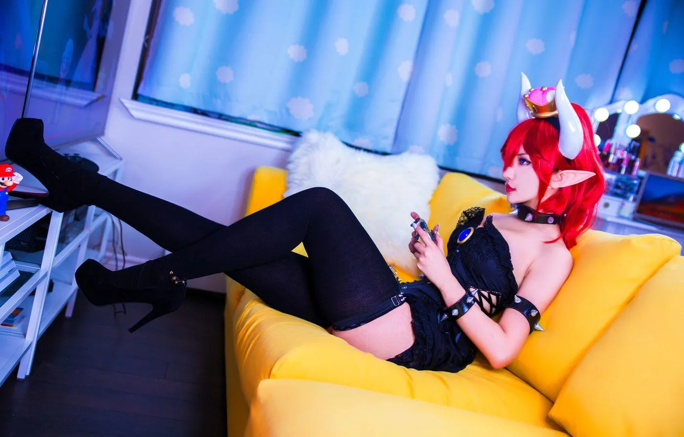MisswarmJ – NO.14 Bowsette [26P]插图3