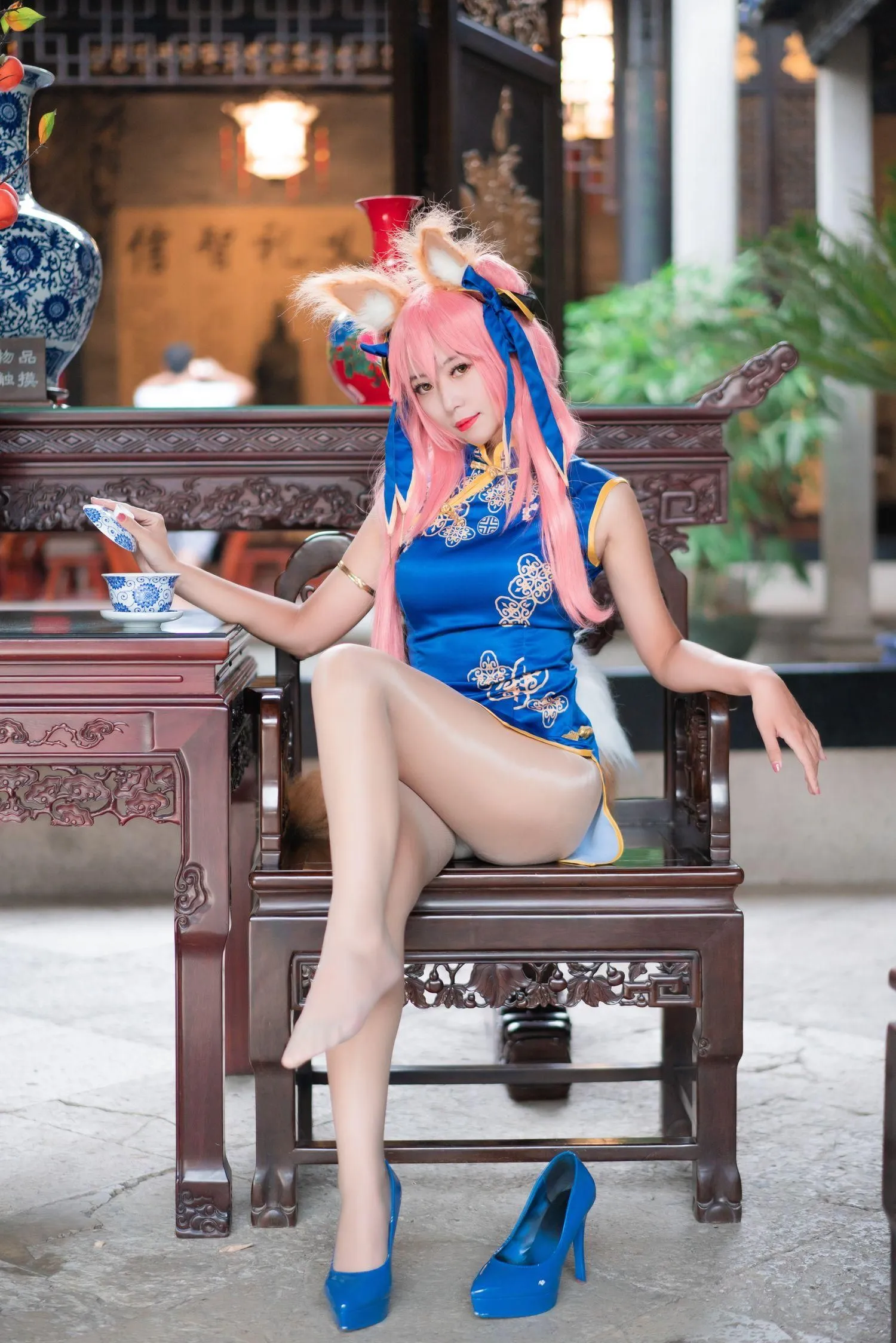 Money冷冷 – NO.04 玉藻前旗袍 [17P]插图4