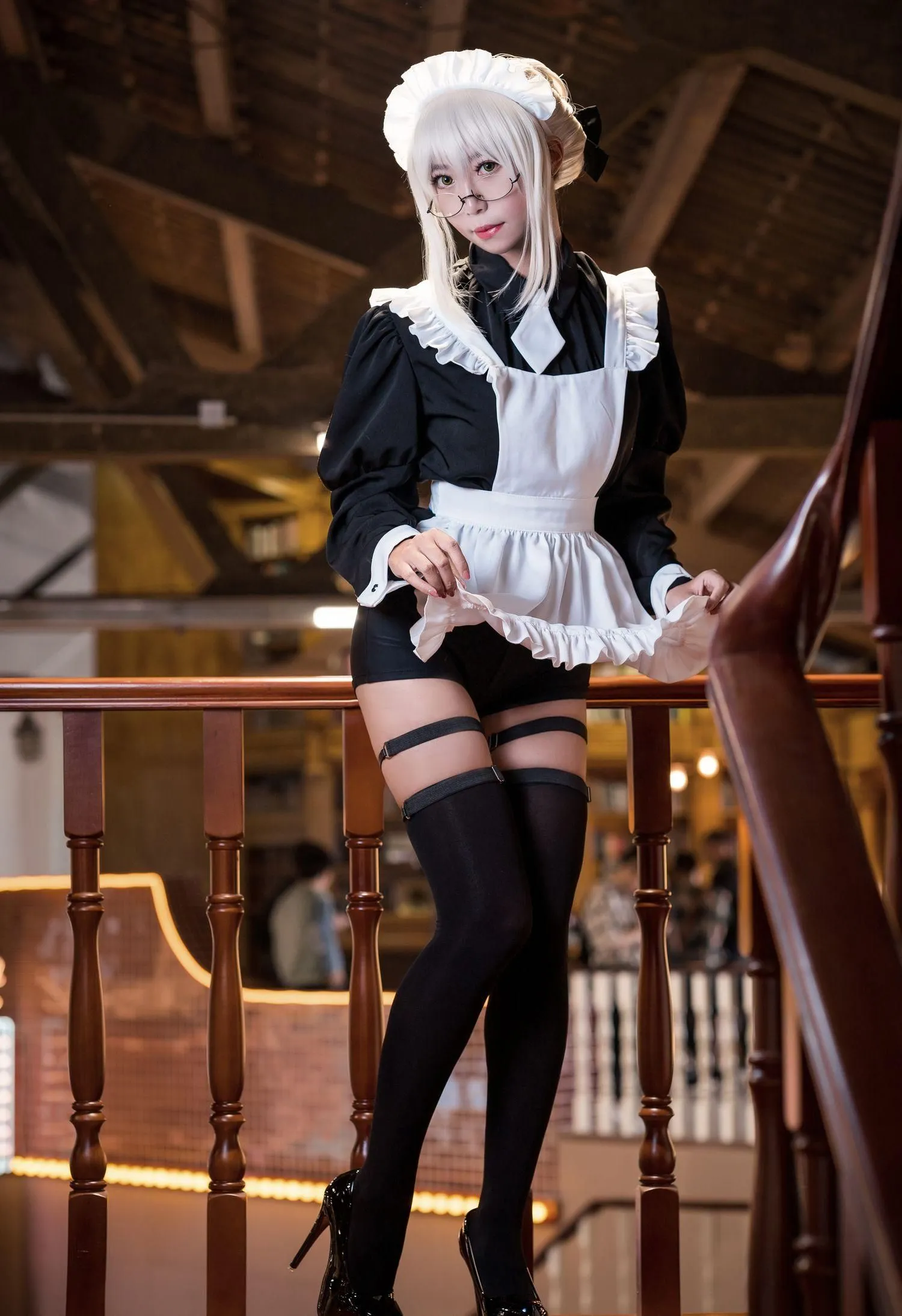 Money冷冷 – NO.07 95式玉玲珑-黑呆女仆 [18P]插图5