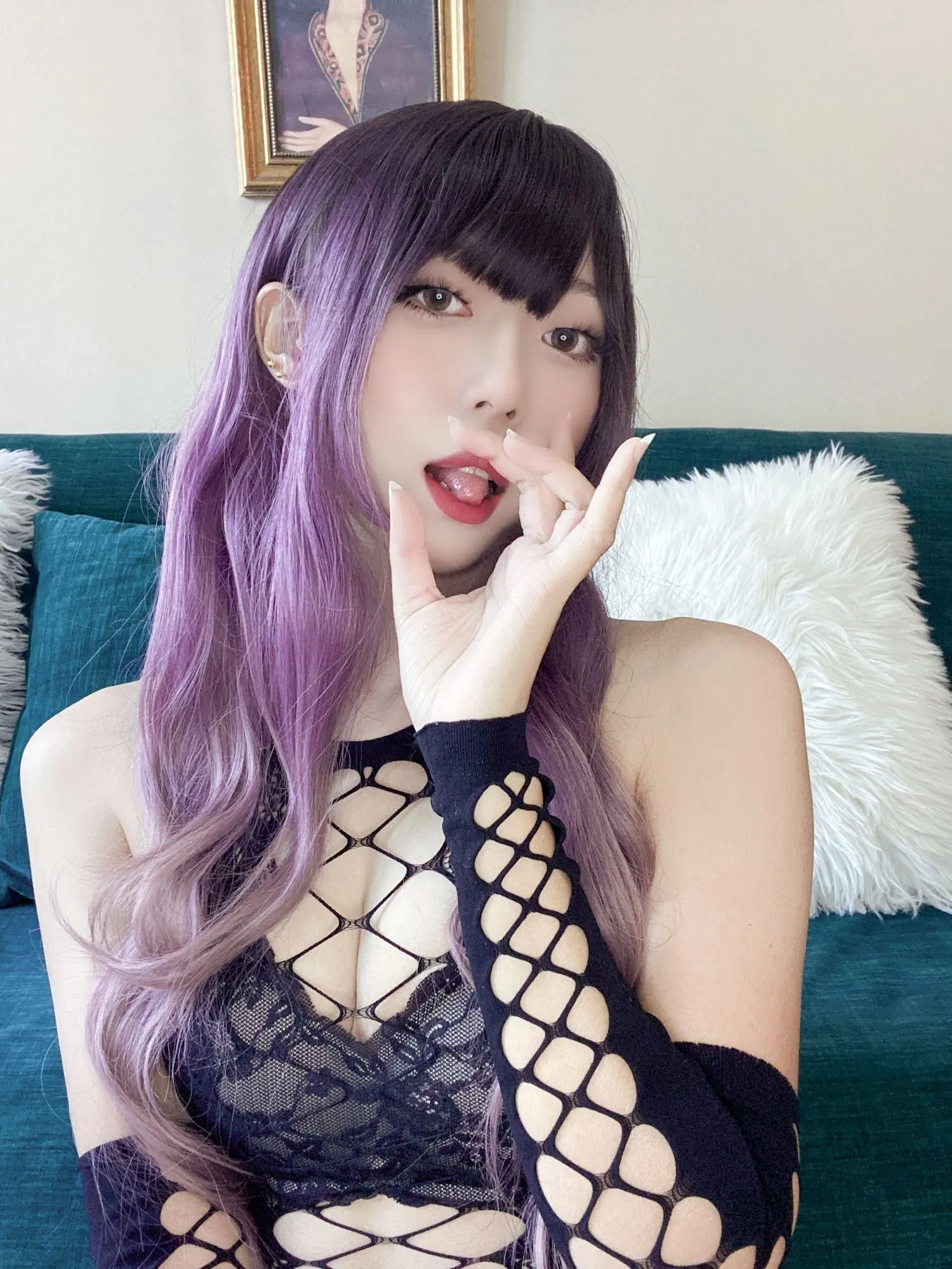 Money冷冷 – NO.13 花花网衣 [89P]插图8