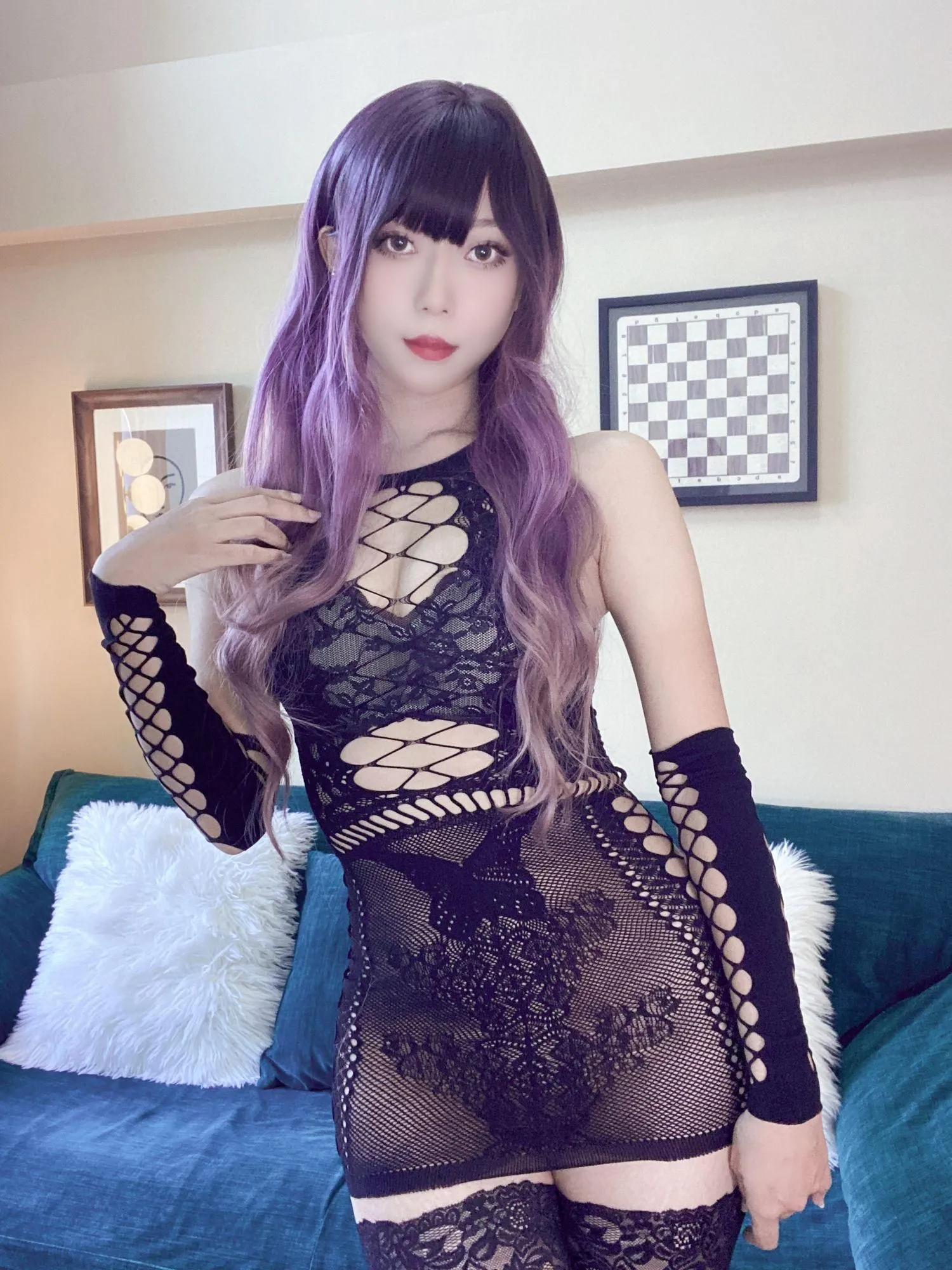 Money冷冷 – NO.13 花花网衣 [89P]插图2