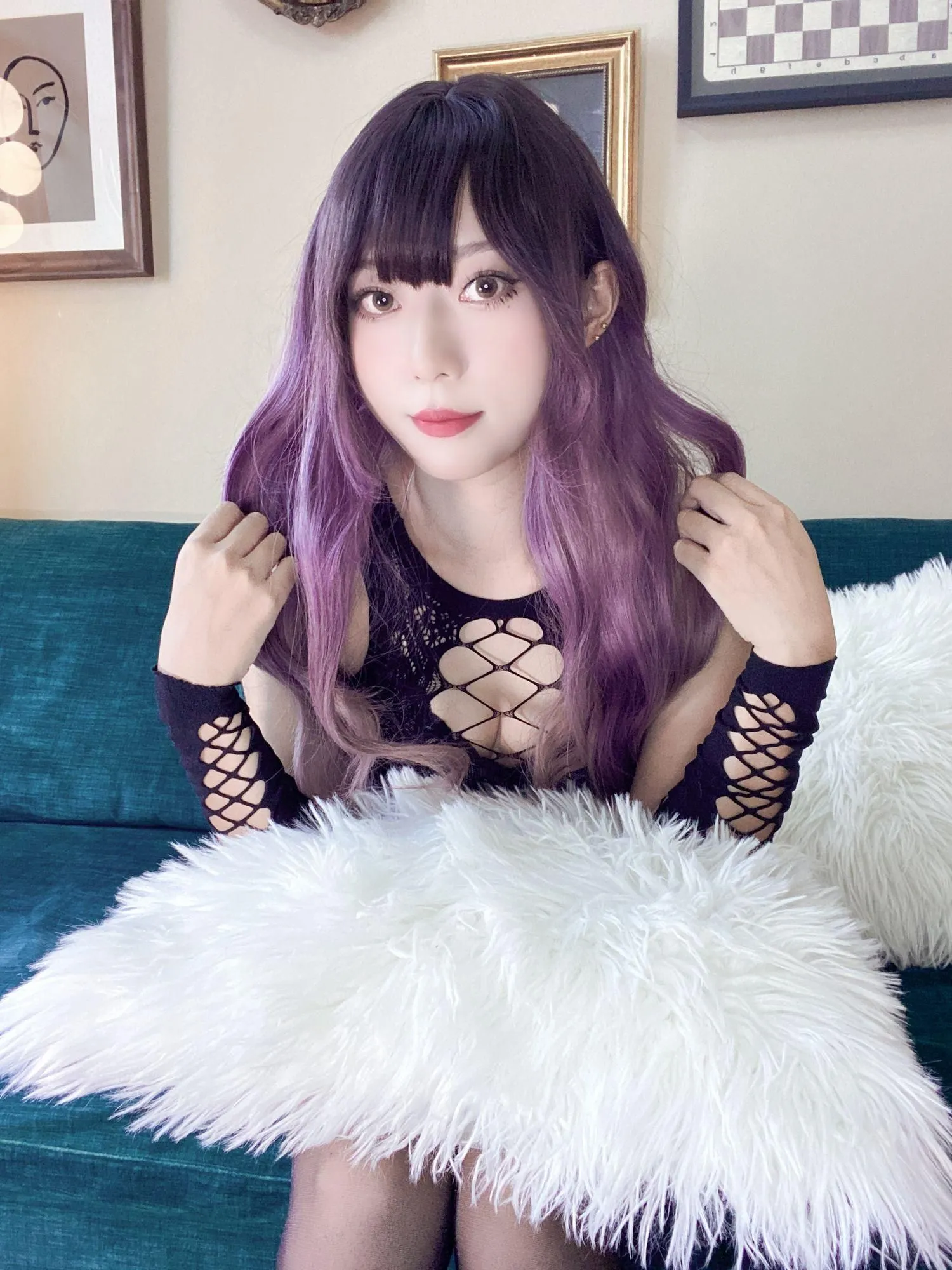 Money冷冷 – NO.13 花花网衣 [89P]插图9