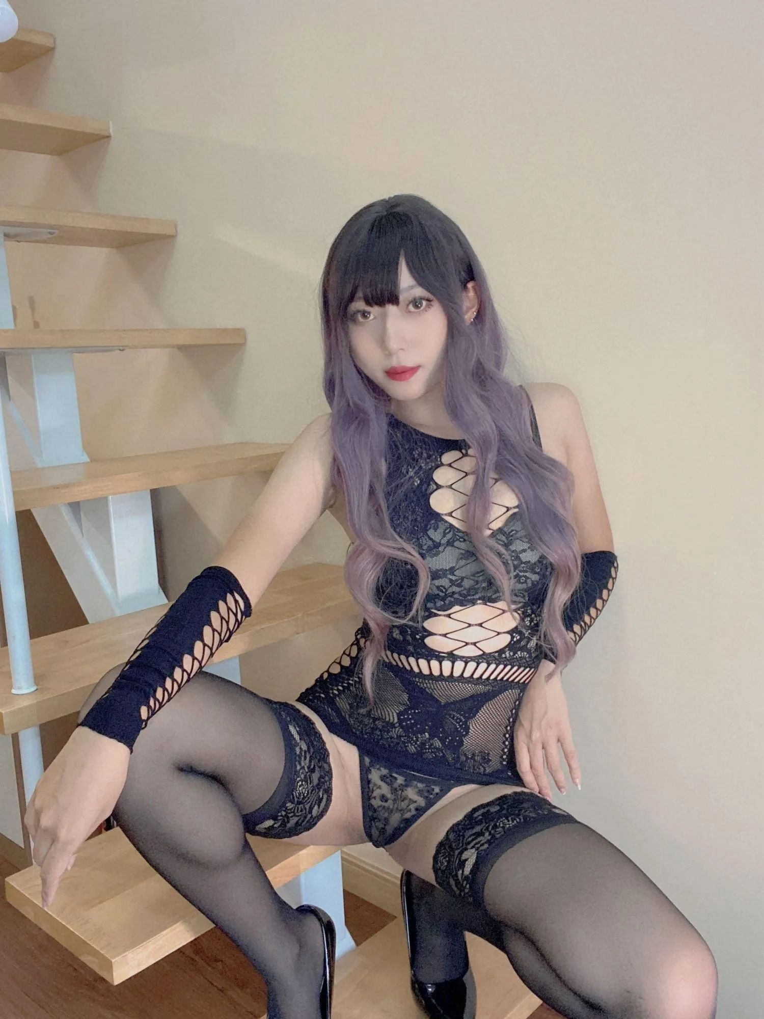 Money冷冷 – NO.13 花花网衣 [89P]插图7