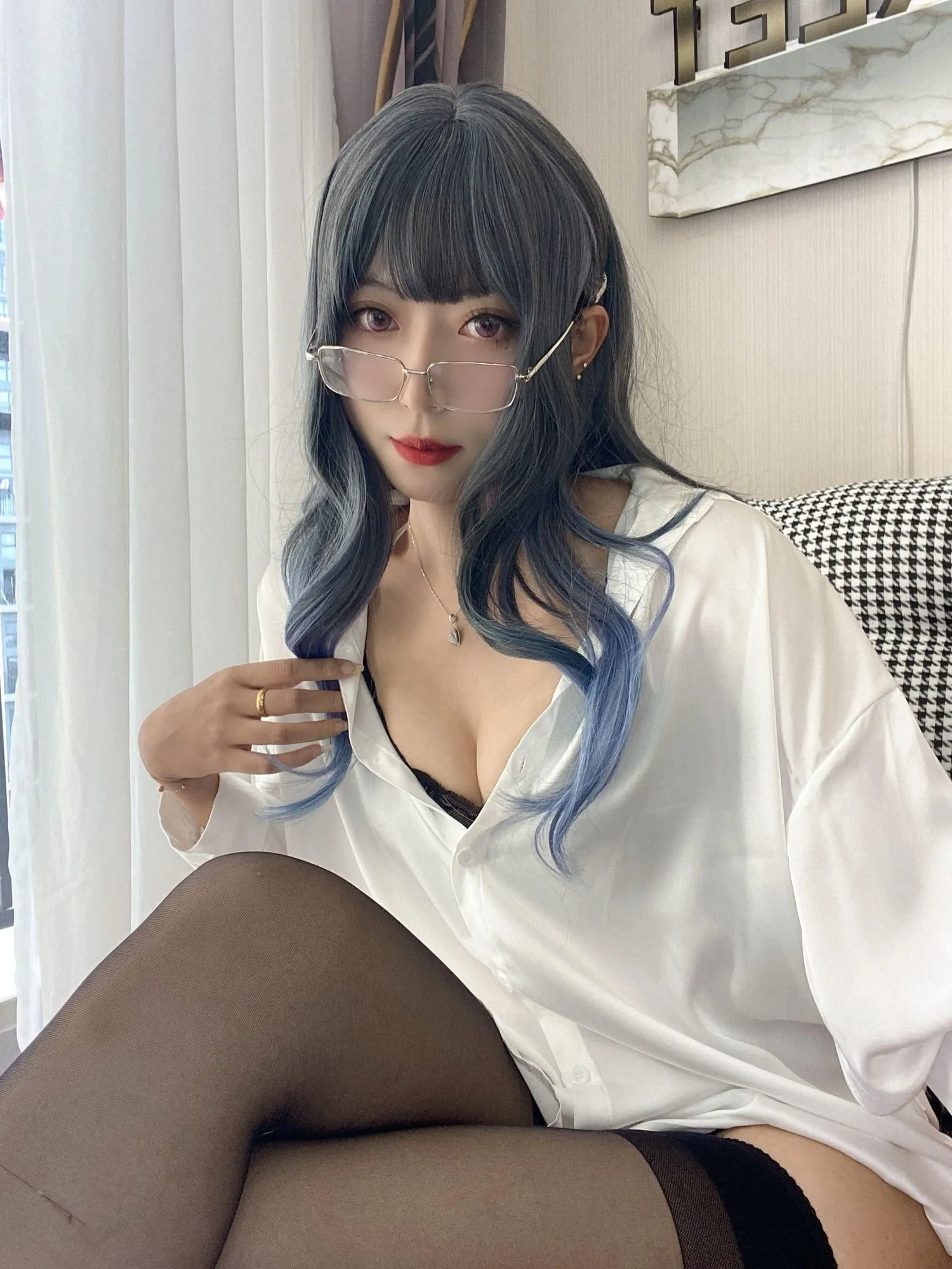 Money冷冷 – NO.19 衬衫裙 [84P]插图5