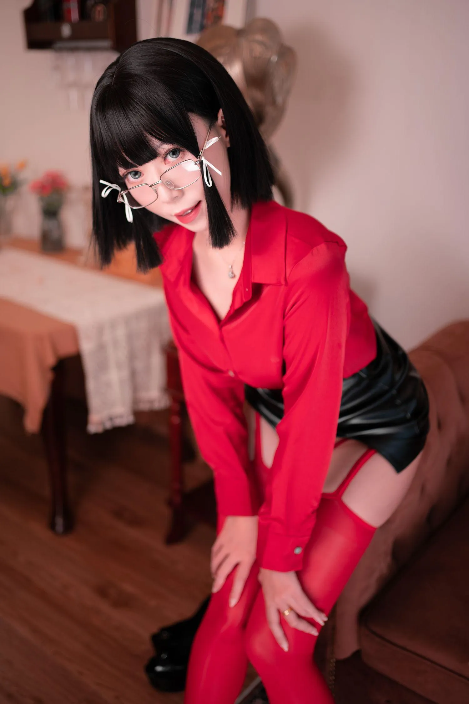 Money冷冷 – NO.20 辉夜姬OL制服 [135P]插图4