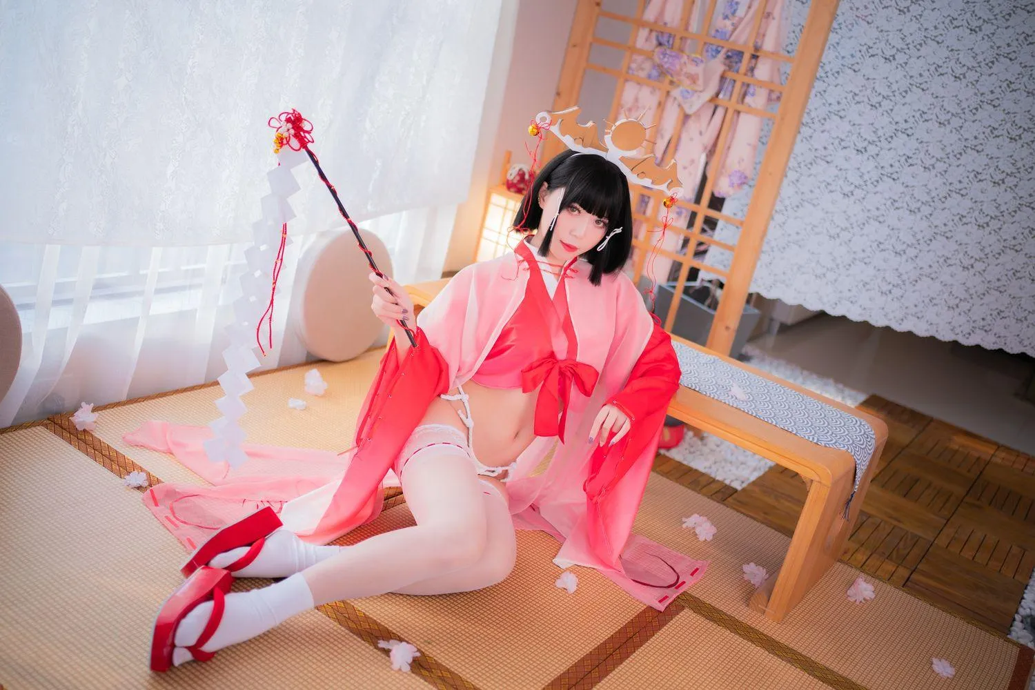 Money冷冷 – NO.21 辉夜姬巫女 [127P]插图1