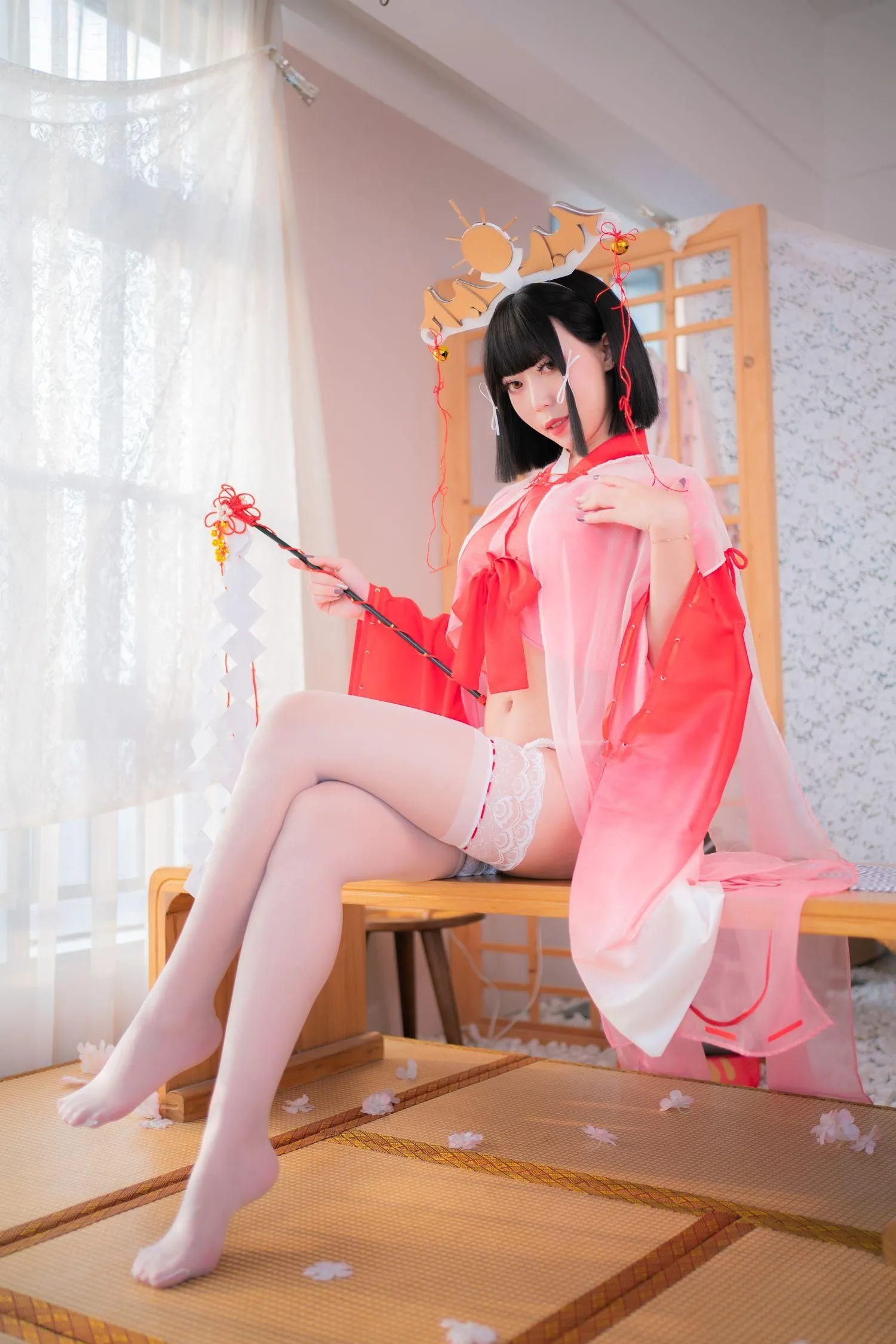 Money冷冷 – NO.21 辉夜姬巫女 [127P]插图4