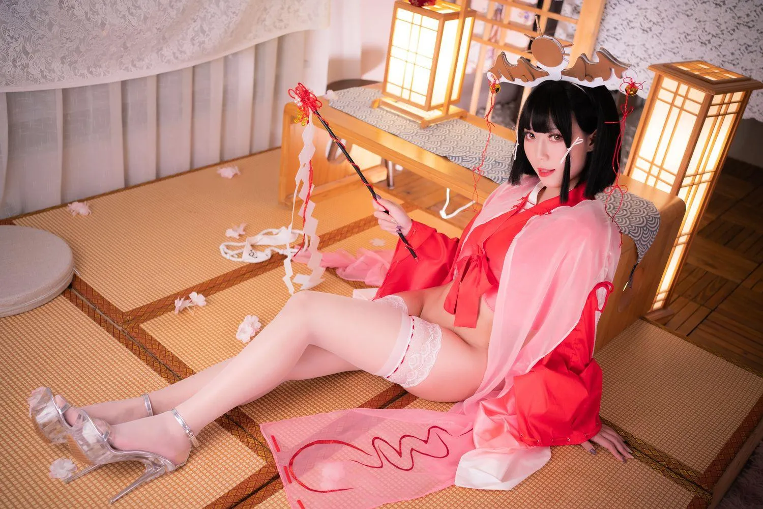 Money冷冷 – NO.21 辉夜姬巫女 [127P]插图2