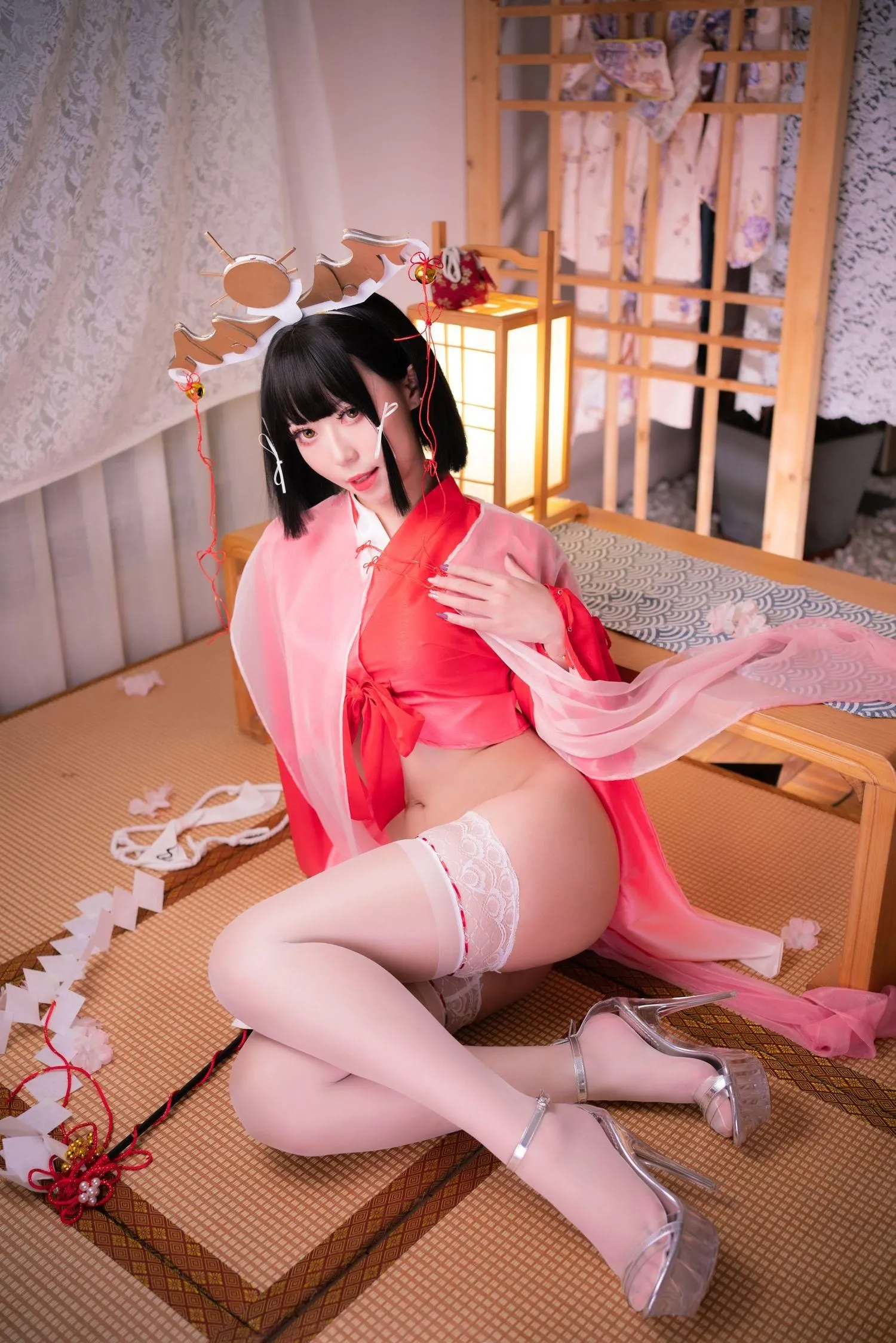 Money冷冷 – NO.21 辉夜姬巫女 [127P]插图7