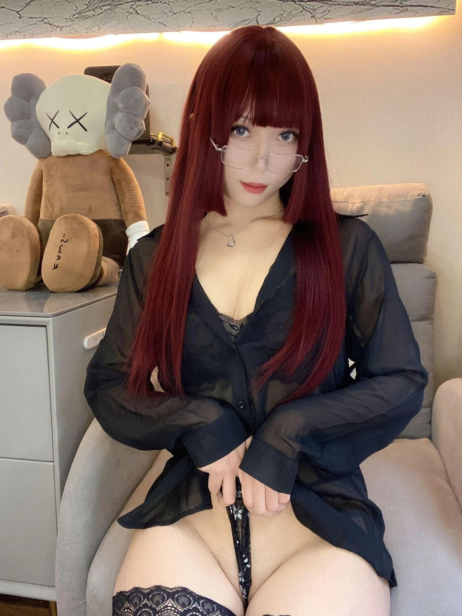 Money冷冷 – NO.25 黑衬衫 [60P]插图7