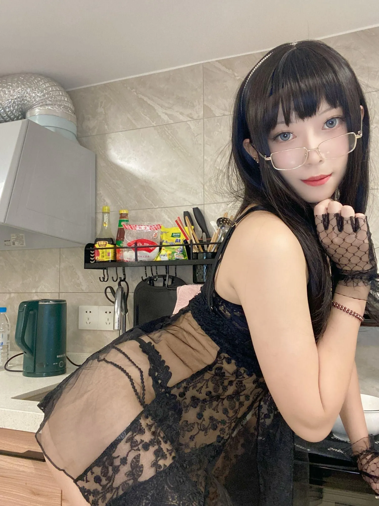 Money冷冷 – NO.26 蕾丝裙 [76P]插图8
