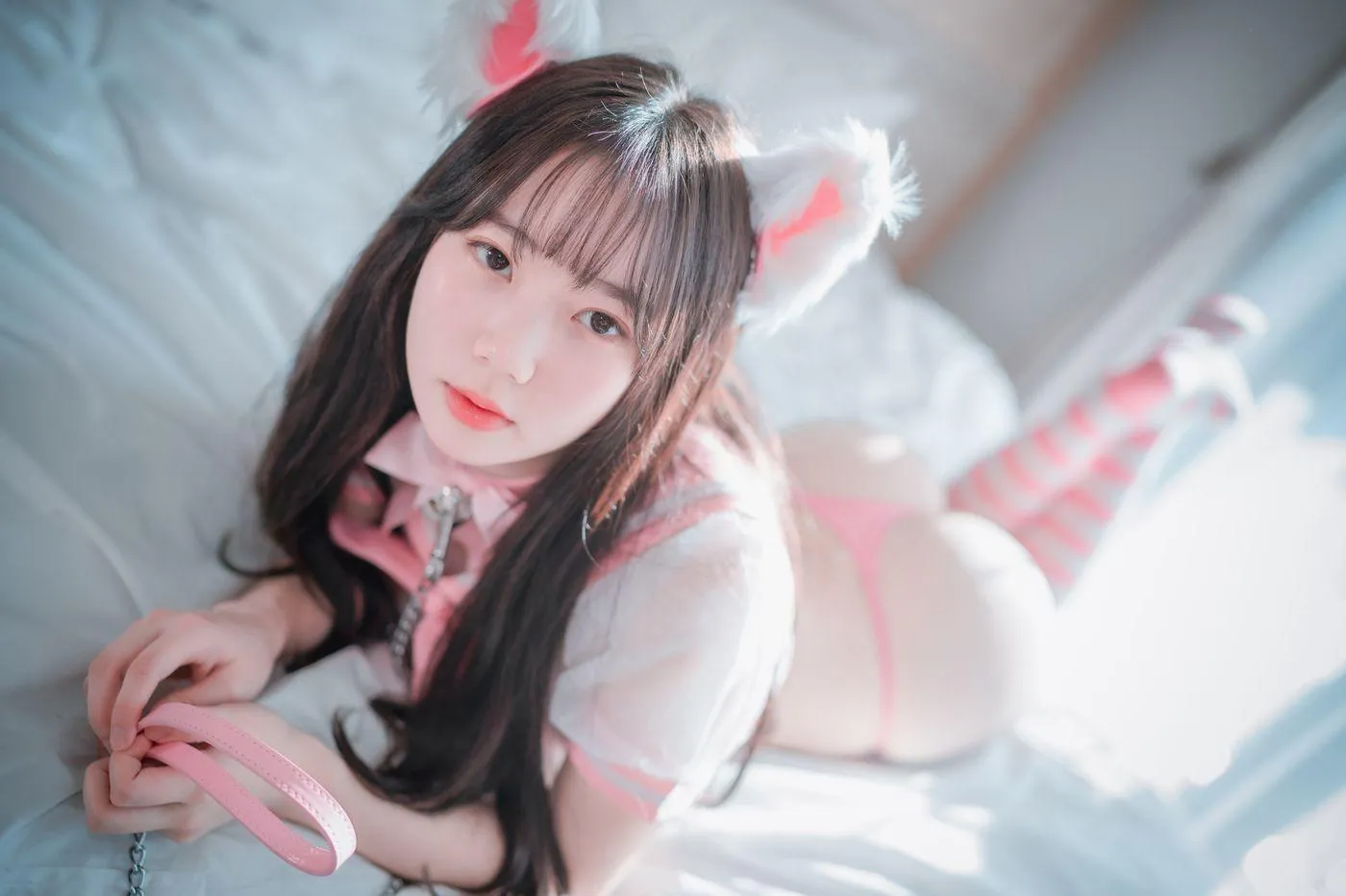 Myu_a_ (뮤아) – NO.03 [DJAWA] Catgirl in Pink [72P]插图8