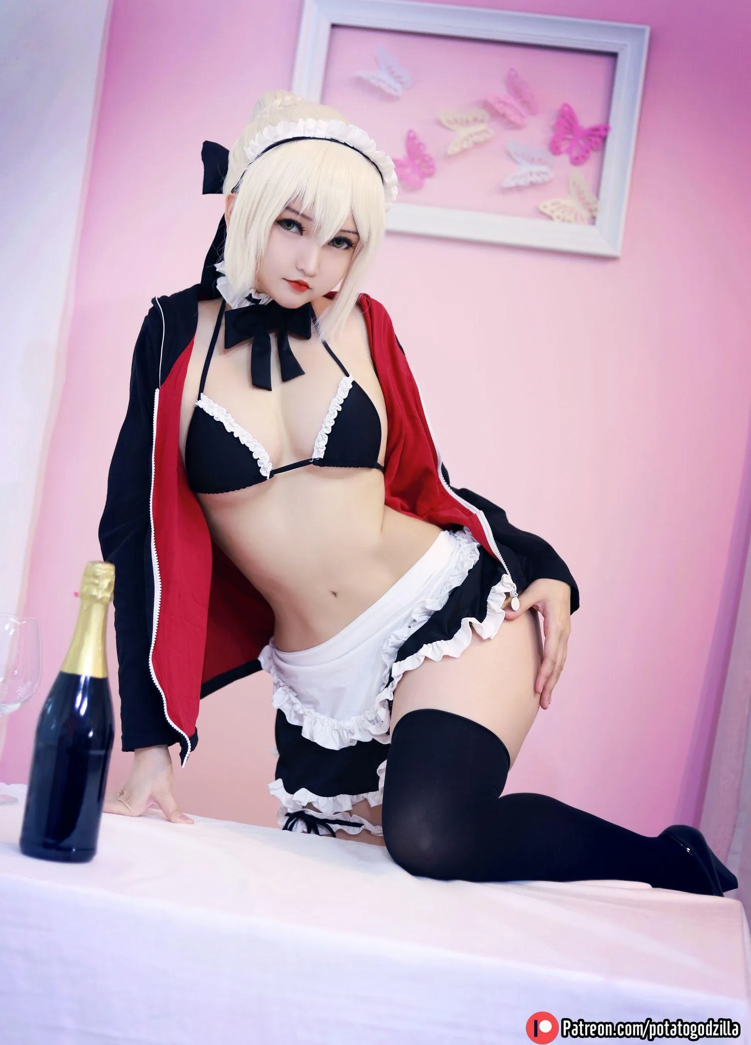Potato Godzilla – NO.05 Saber Alter Maid [43P]插图1