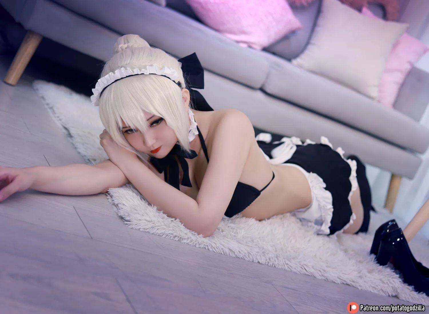 Potato Godzilla – NO.05 Saber Alter Maid [43P]插图1