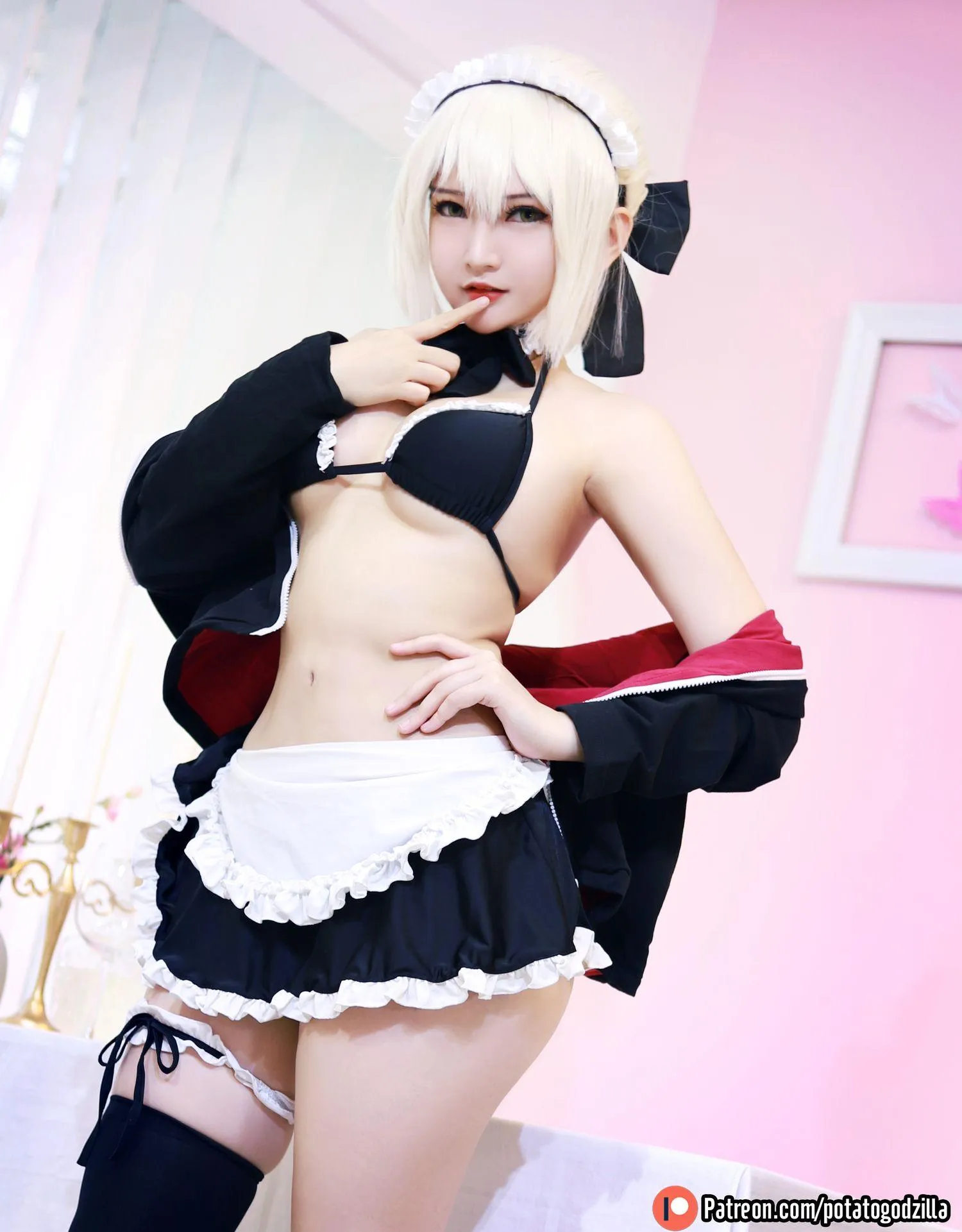 Potato Godzilla – NO.05 Saber Alter Maid [43P]插图2