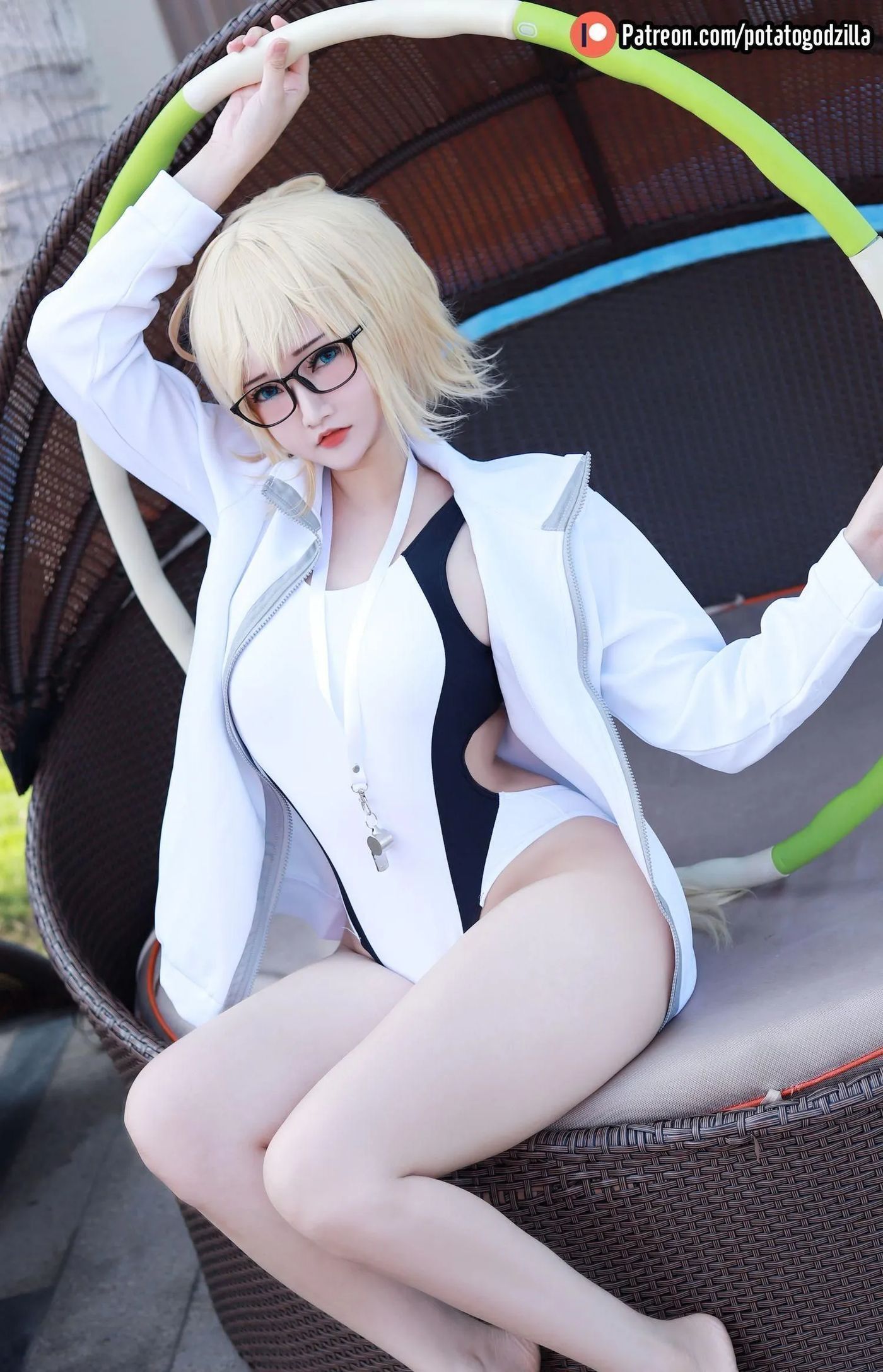 Potato Godzilla – NO.55 Jeanne d\’Arc Swimsuit [26P]插图1