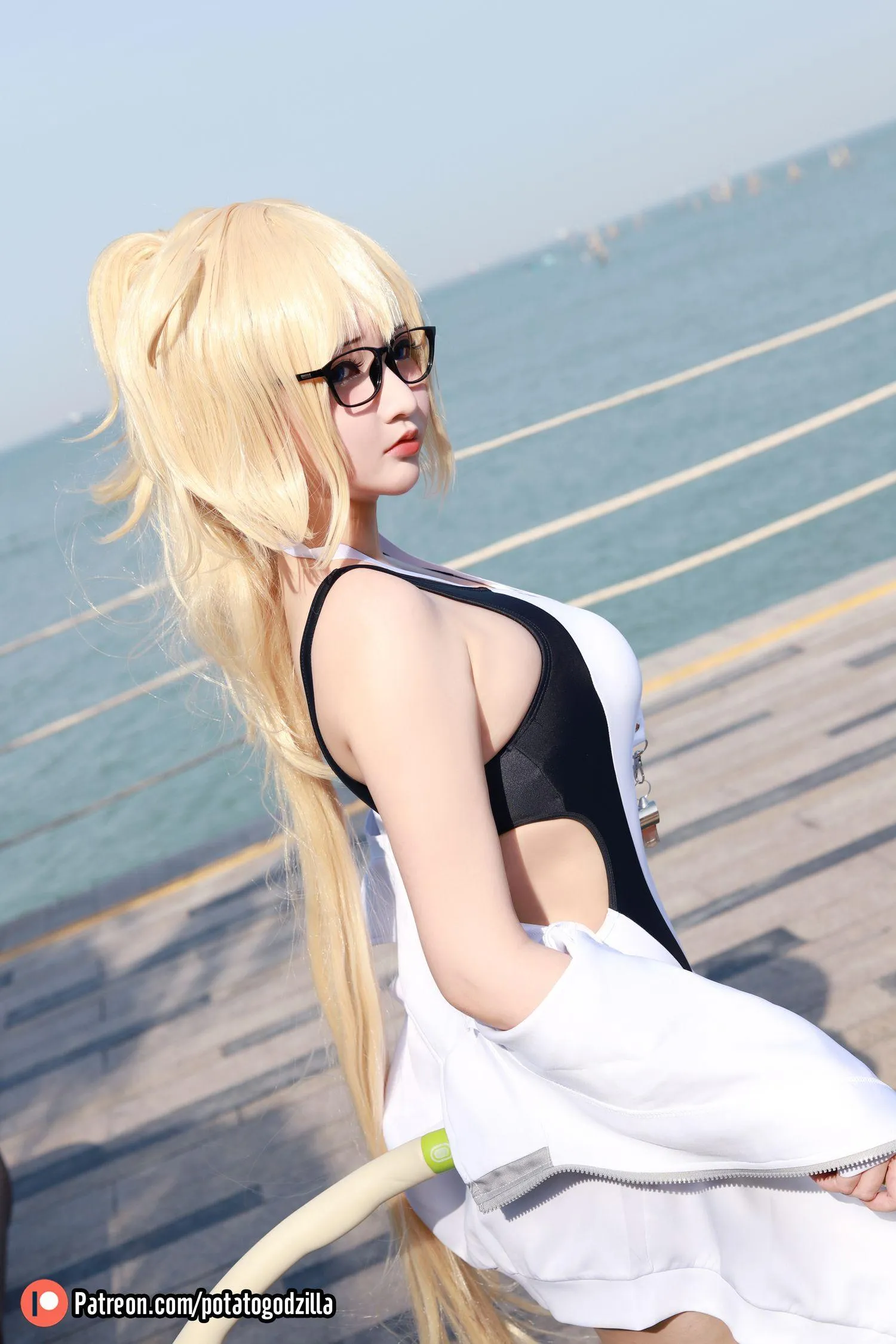 Potato Godzilla – NO.55 Jeanne d\’Arc Swimsuit [26P]插图5