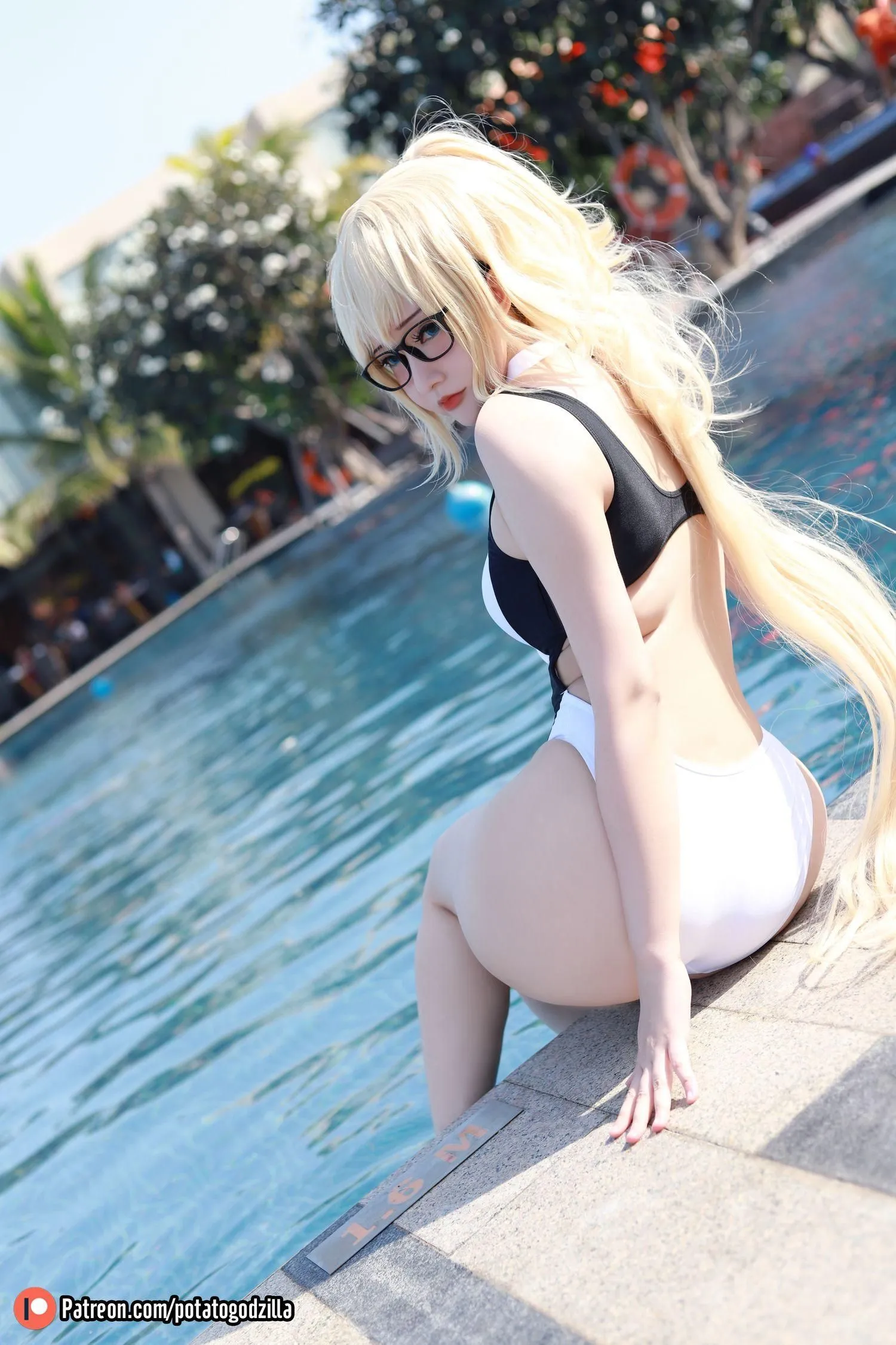 Potato Godzilla – NO.55 Jeanne d\’Arc Swimsuit [26P]插图6