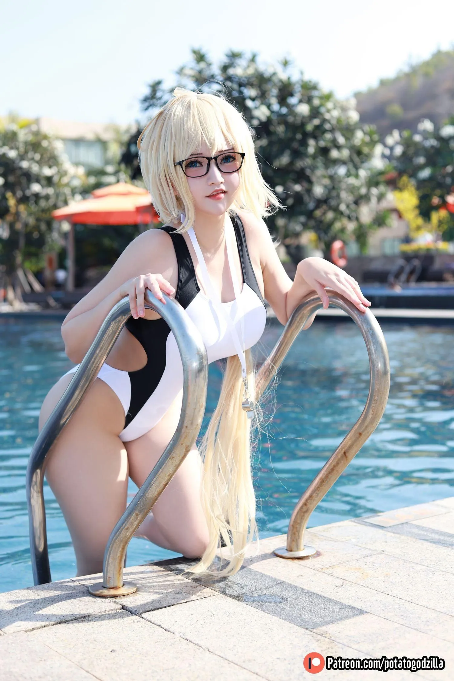 Potato Godzilla – NO.55 Jeanne d\’Arc Swimsuit [26P]插图