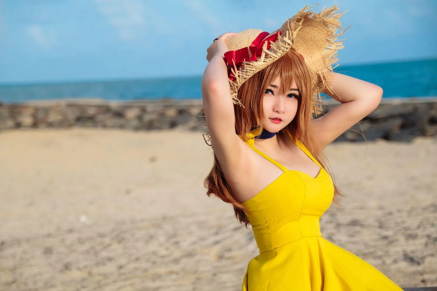 Potato Godzilla – NO.56 Asuka Yellow Dress [27P]插图1