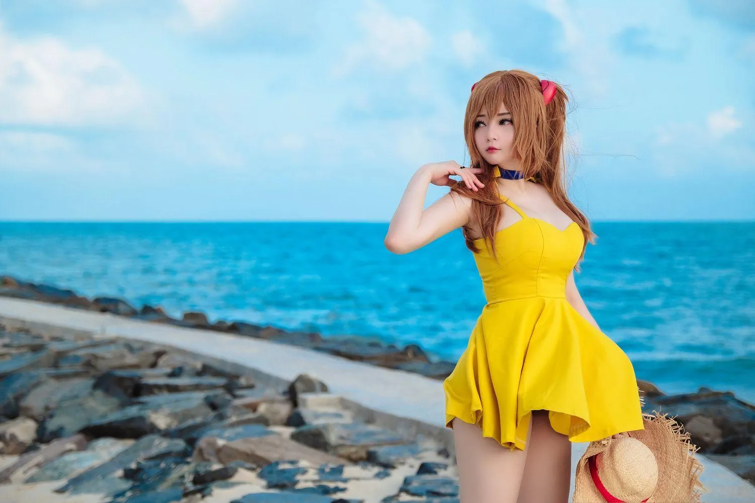 Potato Godzilla – NO.56 Asuka Yellow Dress [27P]插图3