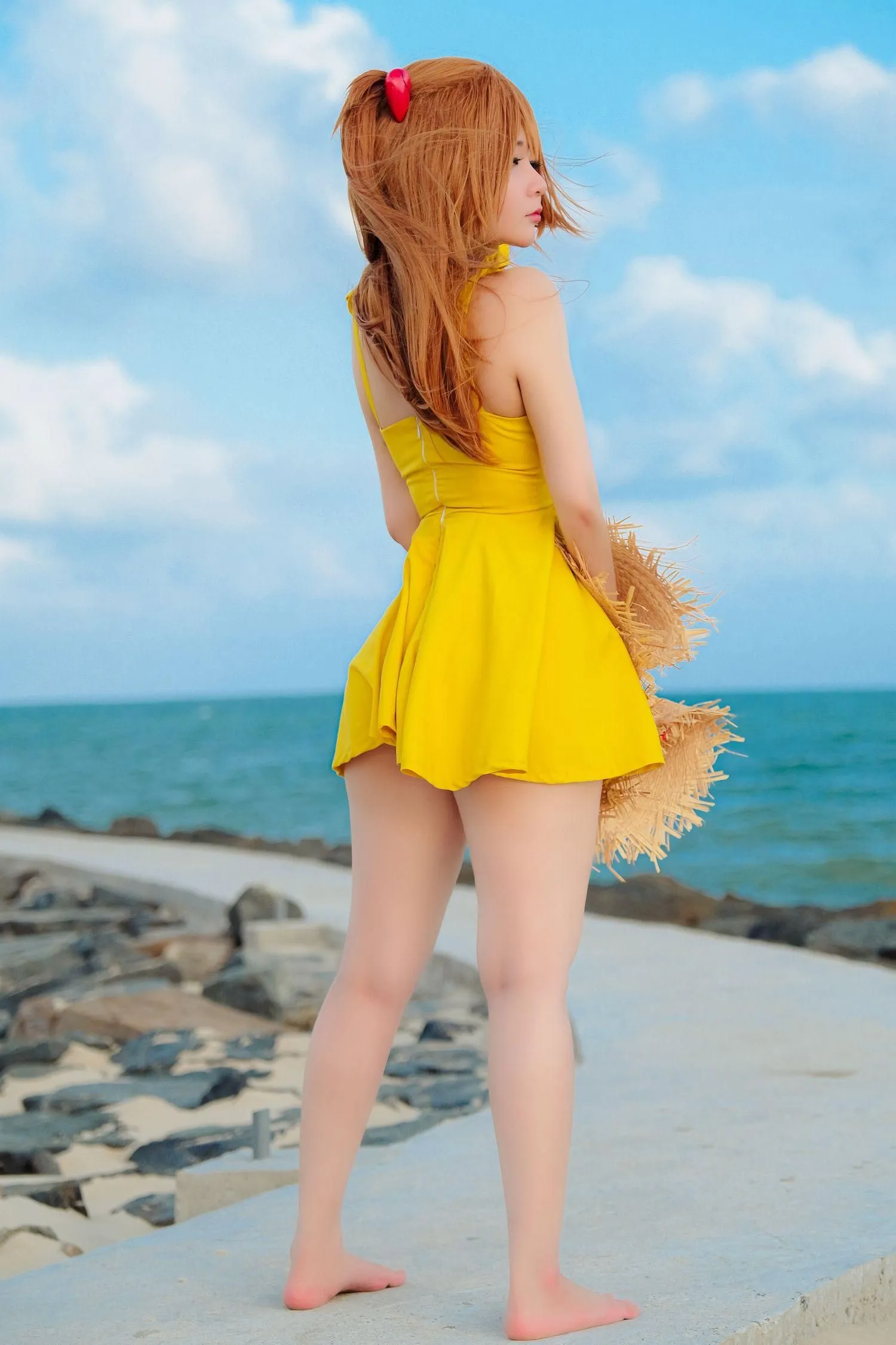 Potato Godzilla – NO.56 Asuka Yellow Dress [27P]插图6