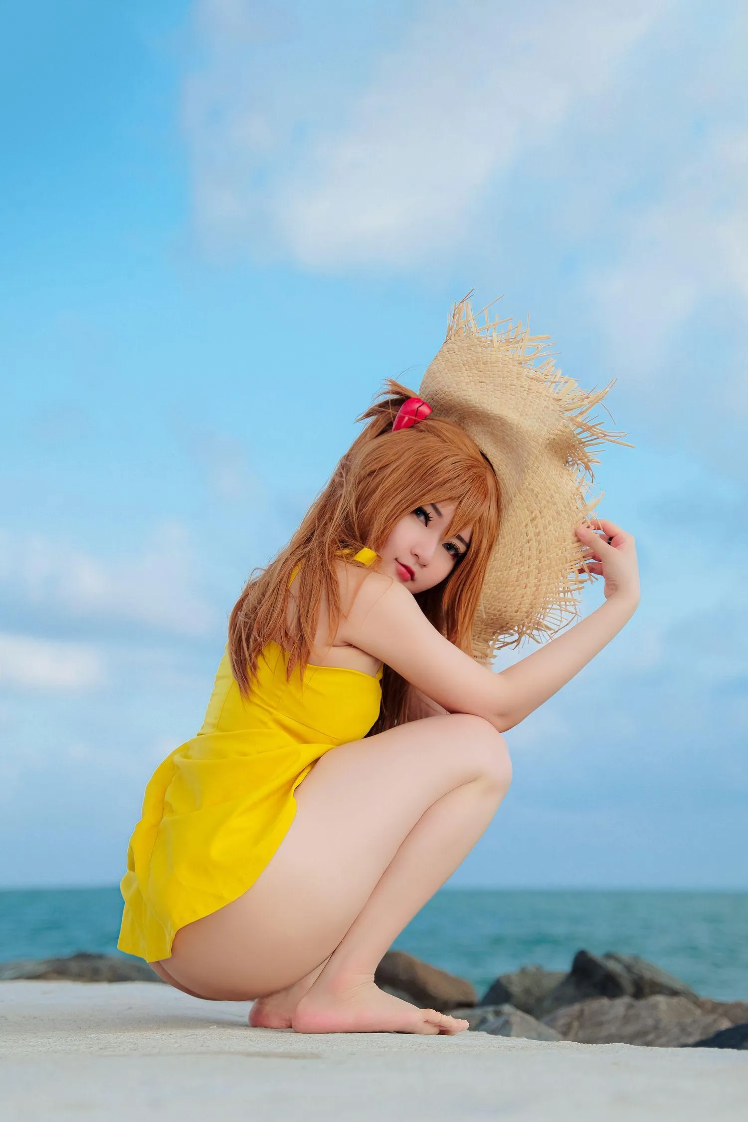 Potato Godzilla – NO.56 Asuka Yellow Dress [27P]插图9
