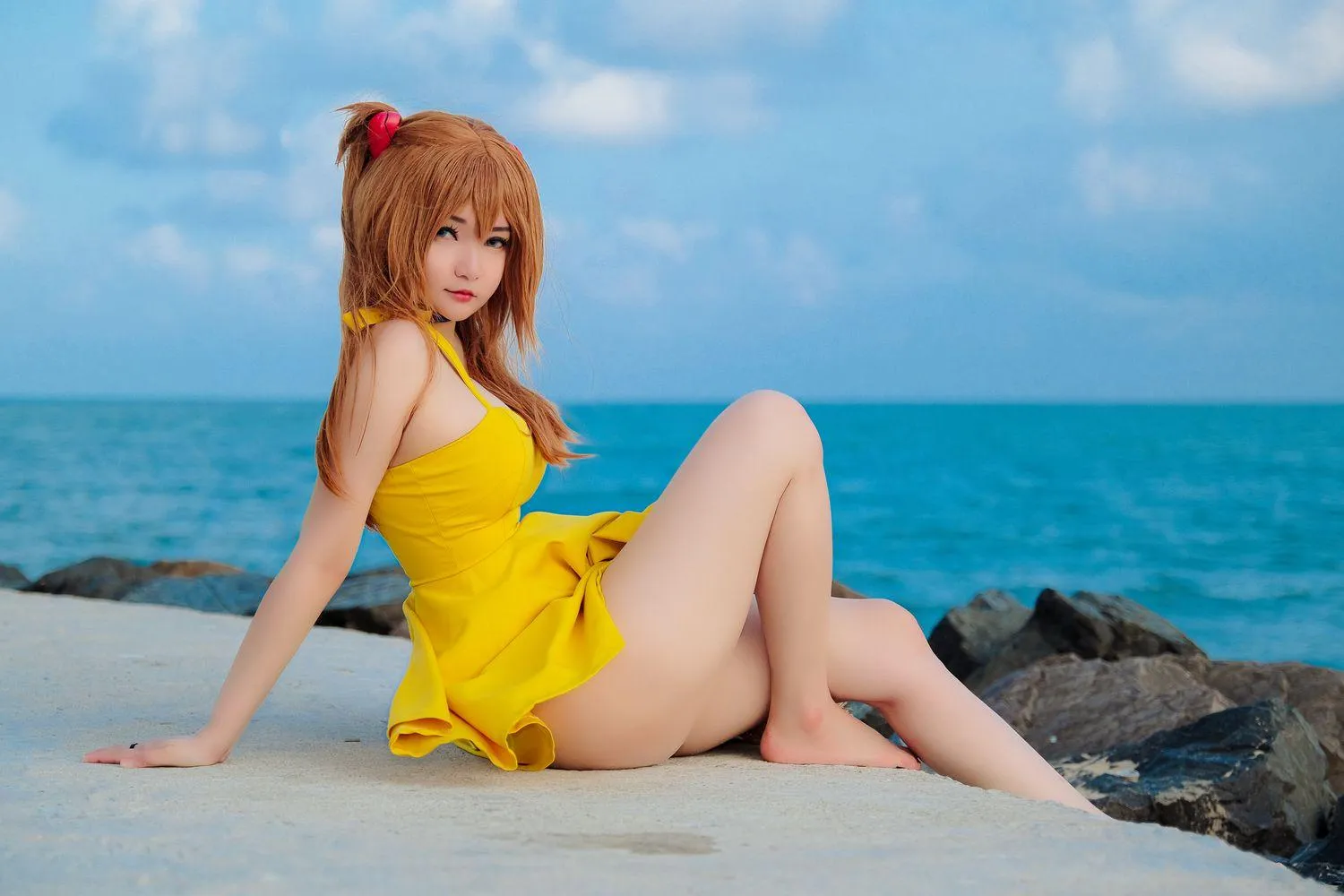 Potato Godzilla – NO.56 Asuka Yellow Dress [27P]插图