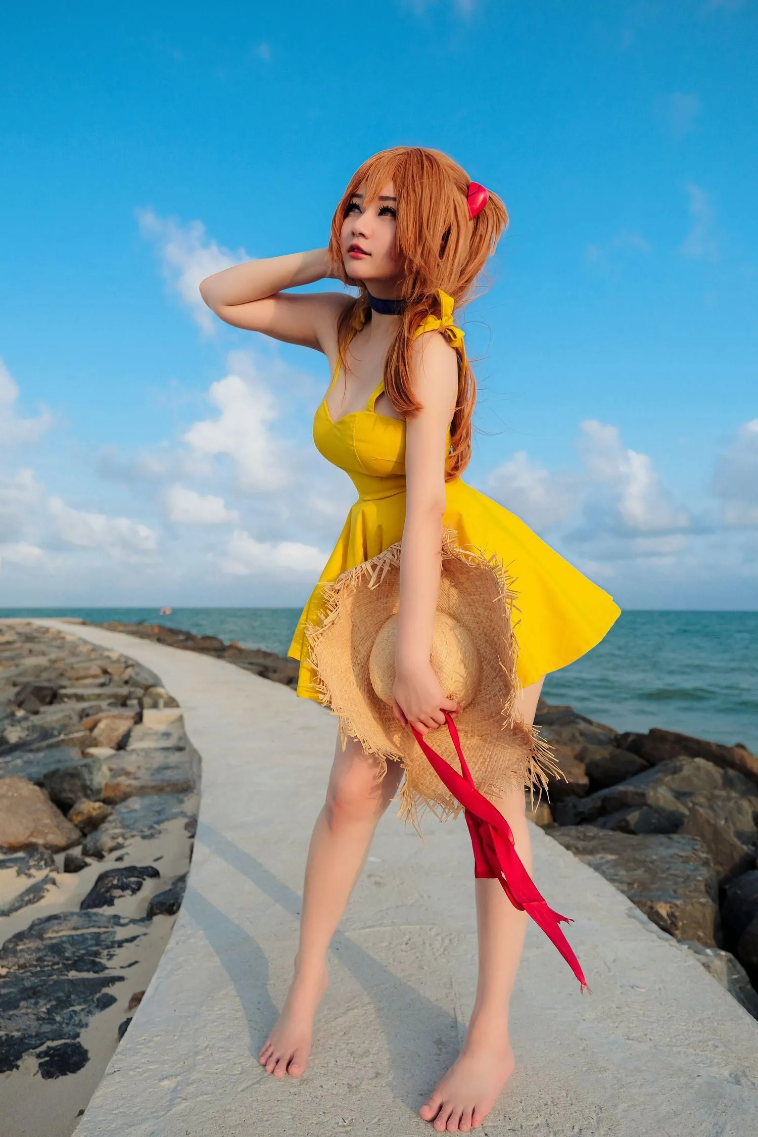 Potato Godzilla – NO.56 Asuka Yellow Dress [27P]插图4