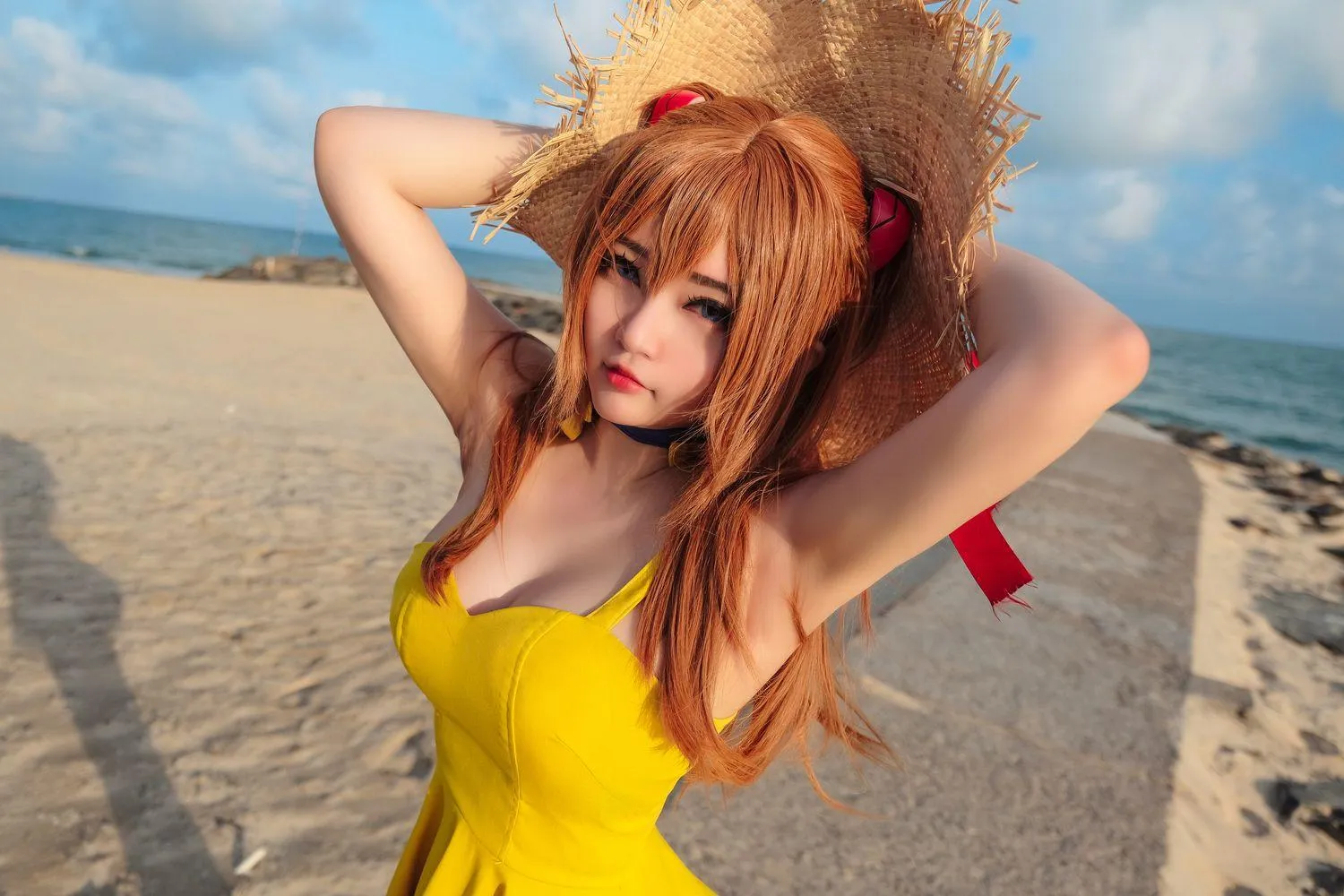 Potato Godzilla – NO.56 Asuka Yellow Dress [27P]插图1