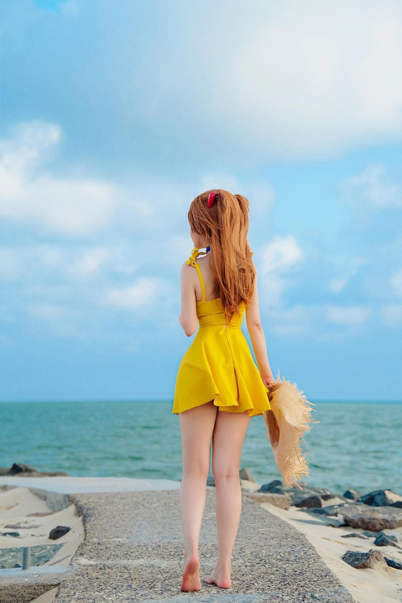 Potato Godzilla – NO.56 Asuka Yellow Dress [27P]插图4