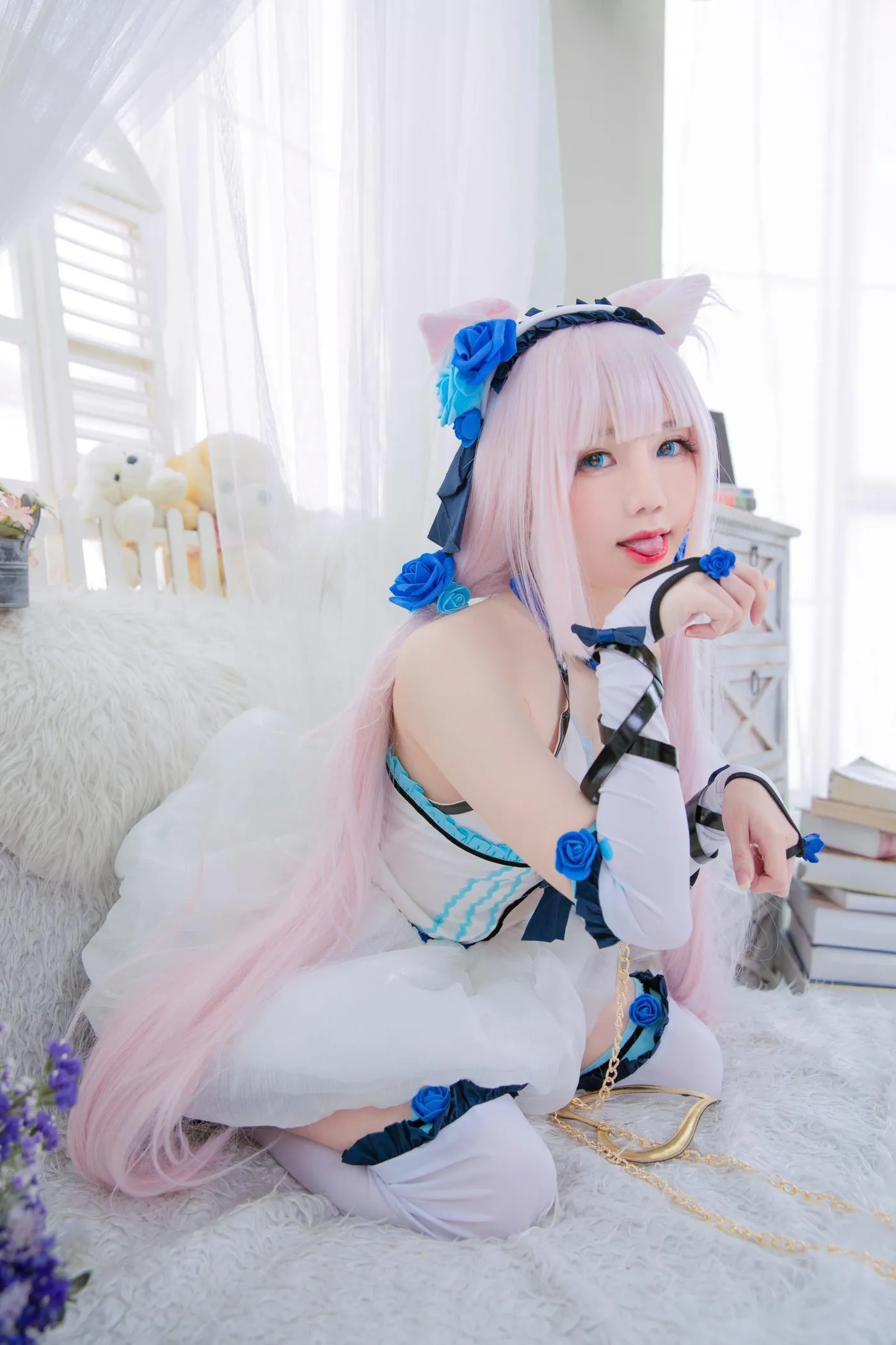 Sally Dorasnow – NO.32 Nekopara Vanilla Lingerie [40P]插图6