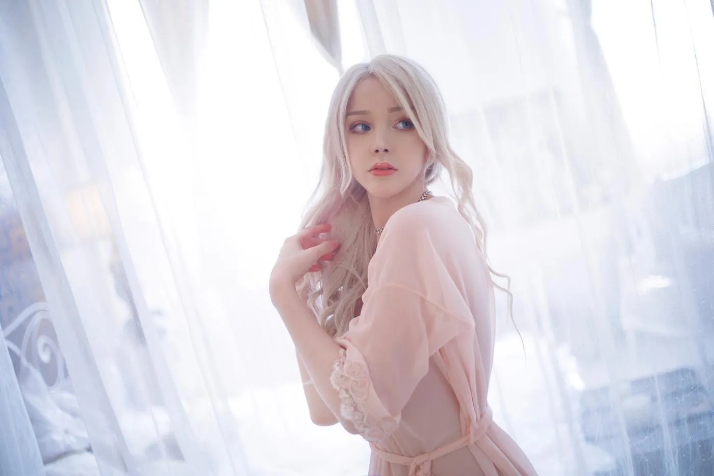 Sayathefox – NO.05 粉色套裝 [15P]插图6