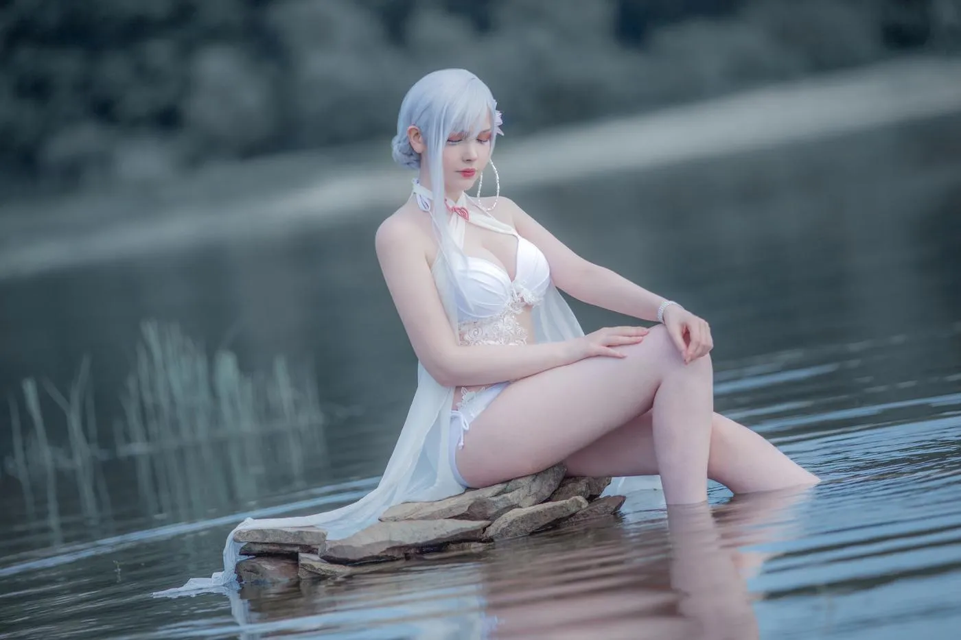 sayathefox – NO.24 Saya The Fox(6套)-Saya The Fox – Snow White Mizugi [10P]插图7