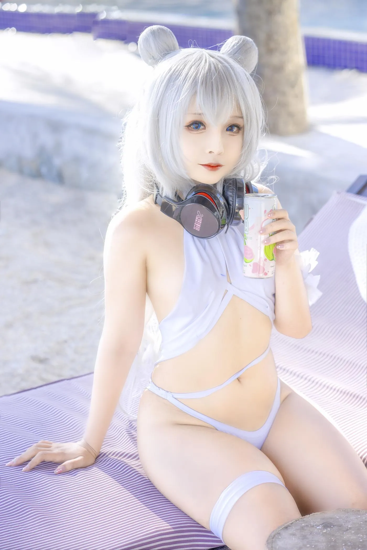 Sayo Momo – NO.03 Azur Lane Le Malin bikini [22P]插图