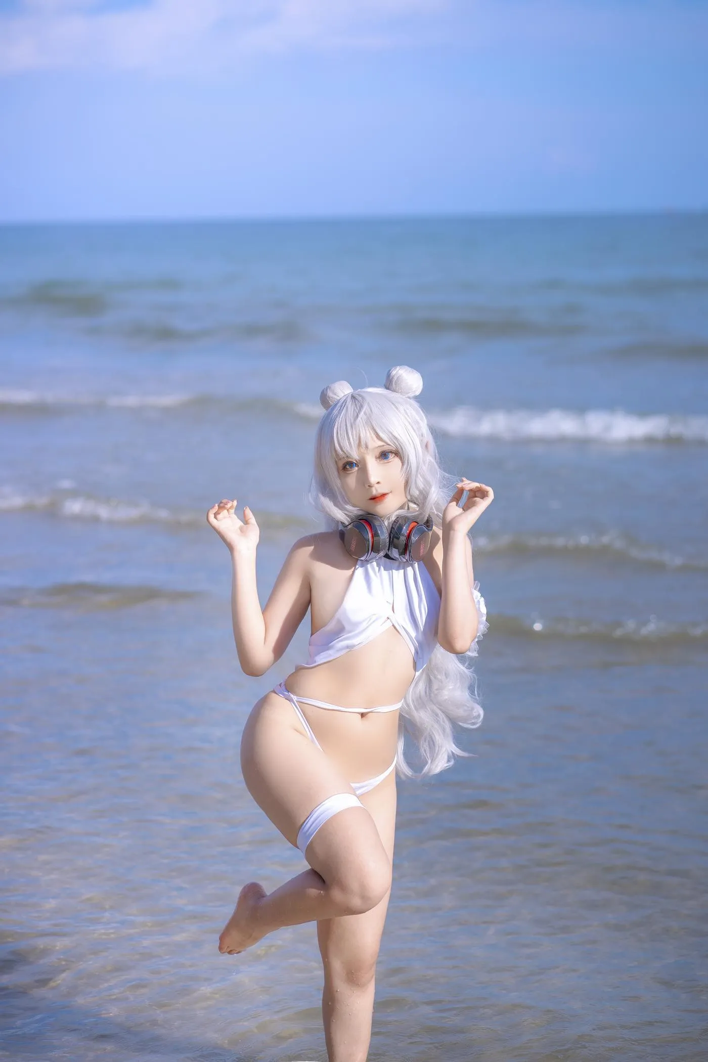 Sayo Momo – NO.03 Azur Lane Le Malin bikini [22P]插图1