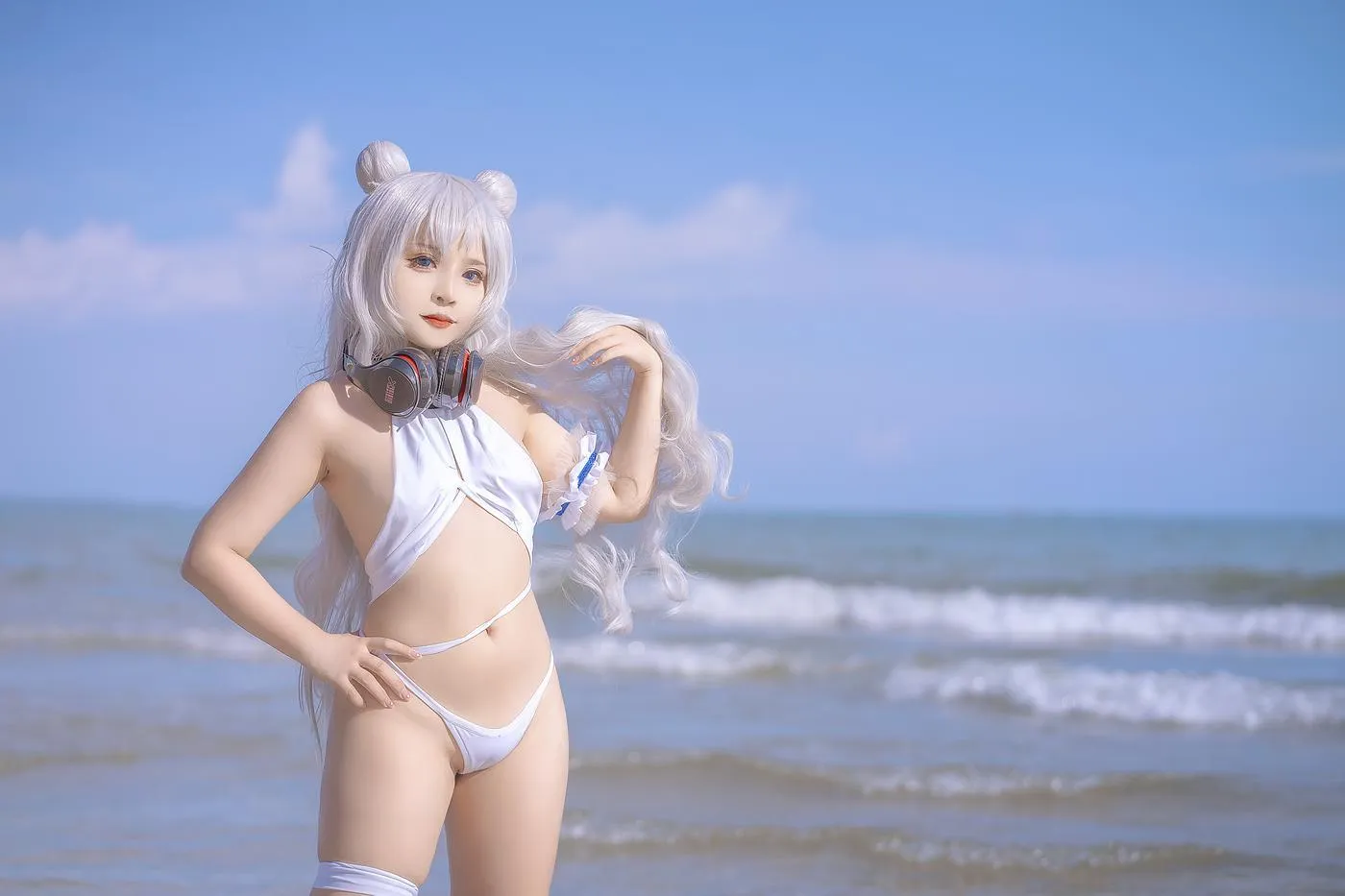 Sayo Momo – NO.03 Azur Lane Le Malin bikini [22P]插图2