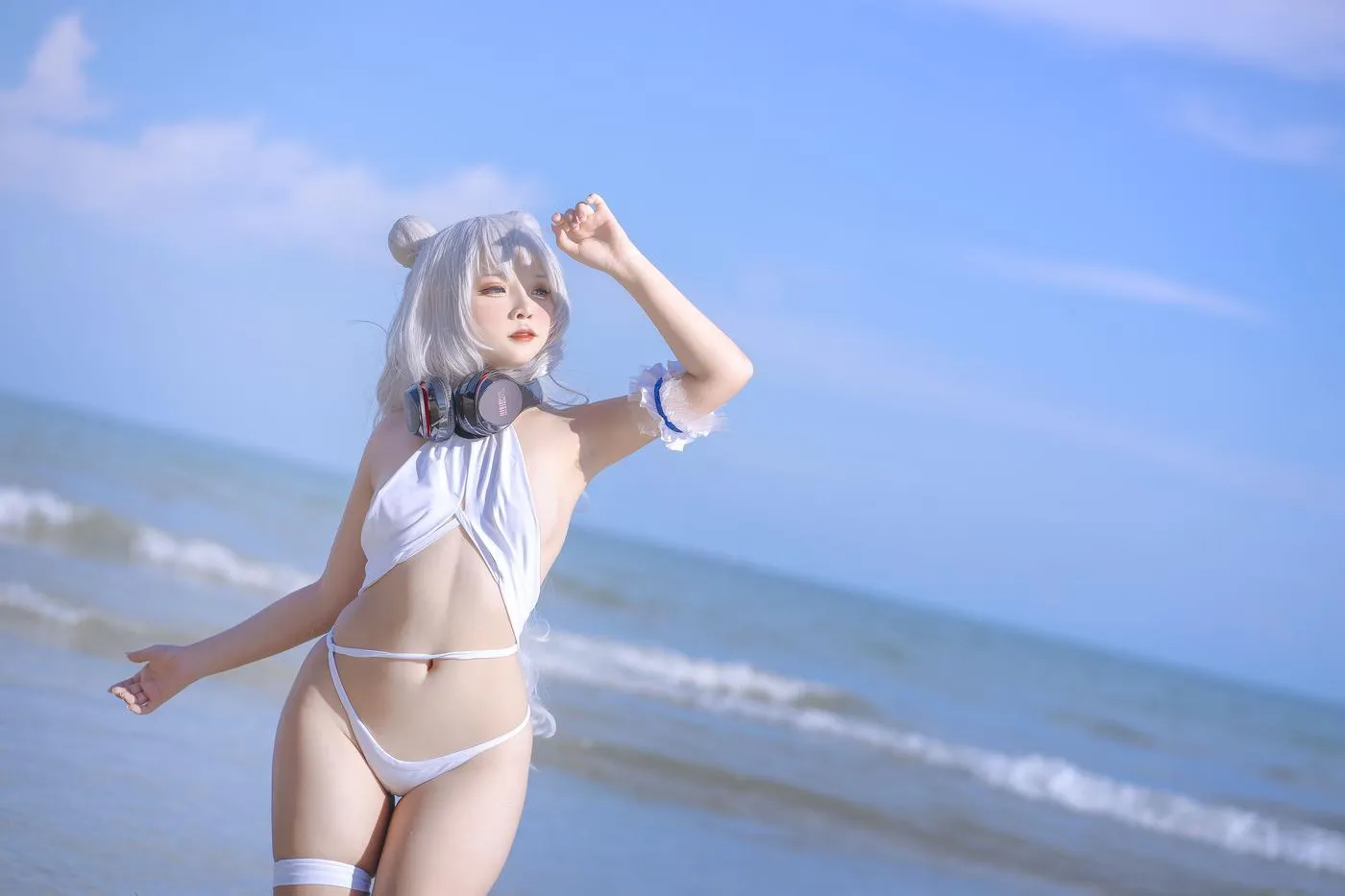 Sayo Momo – NO.03 Azur Lane Le Malin bikini [22P]插图3