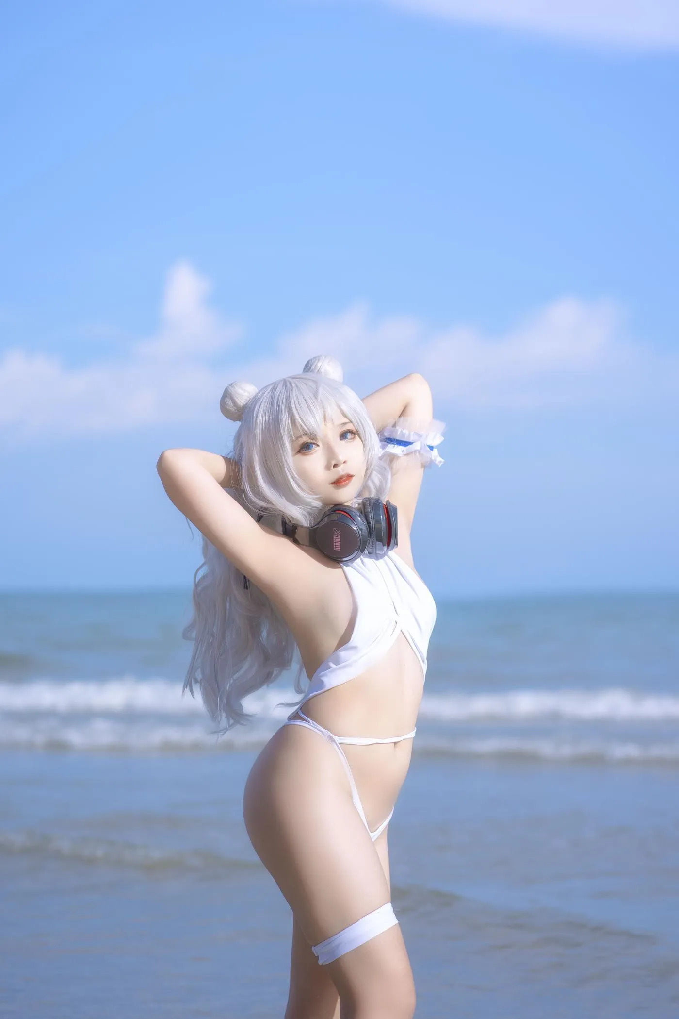 Sayo Momo – NO.03 Azur Lane Le Malin bikini [22P]插图6