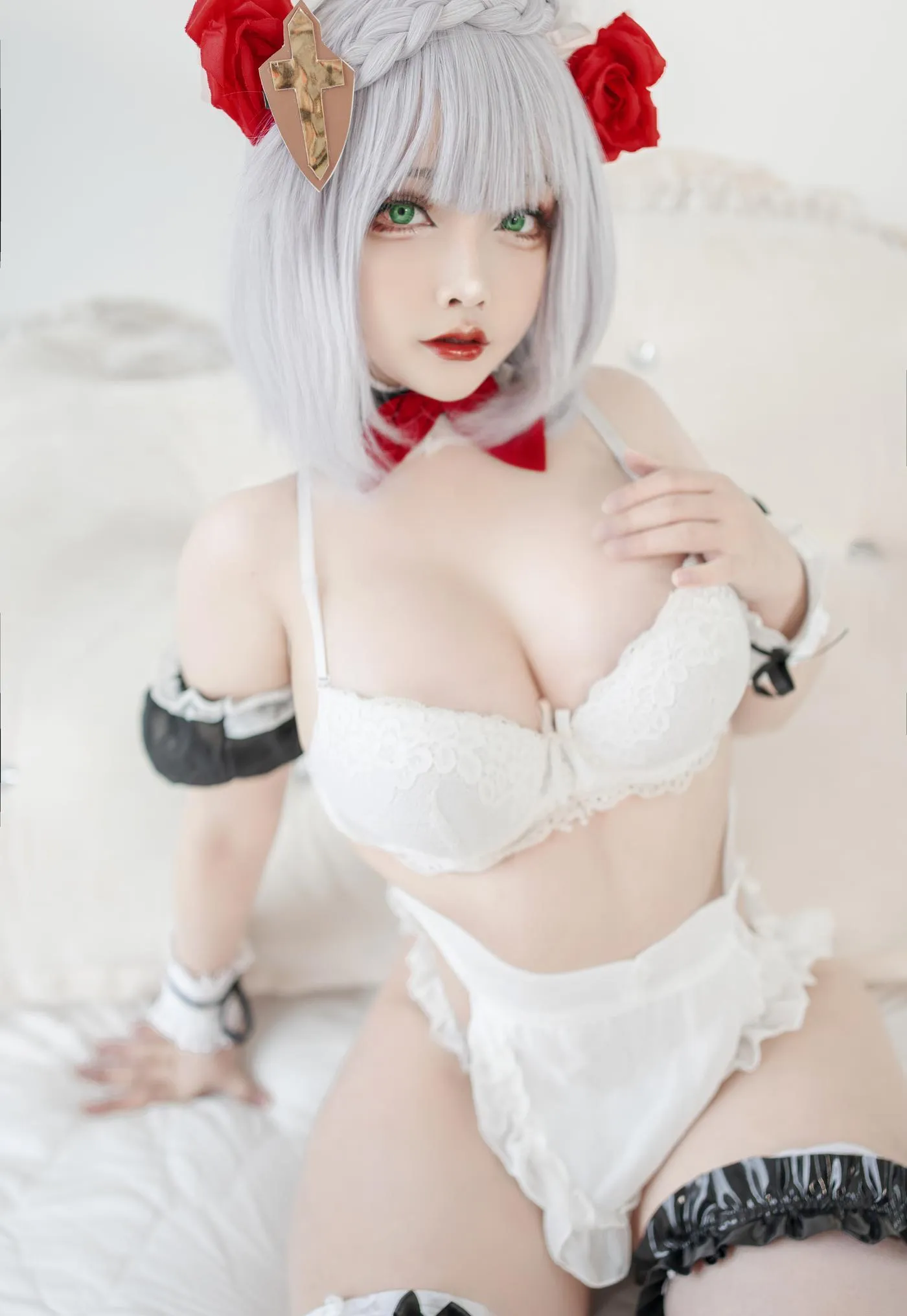 Sayo Momo – NO.11 Genshin Impact Noelle Maid [10P]插图2