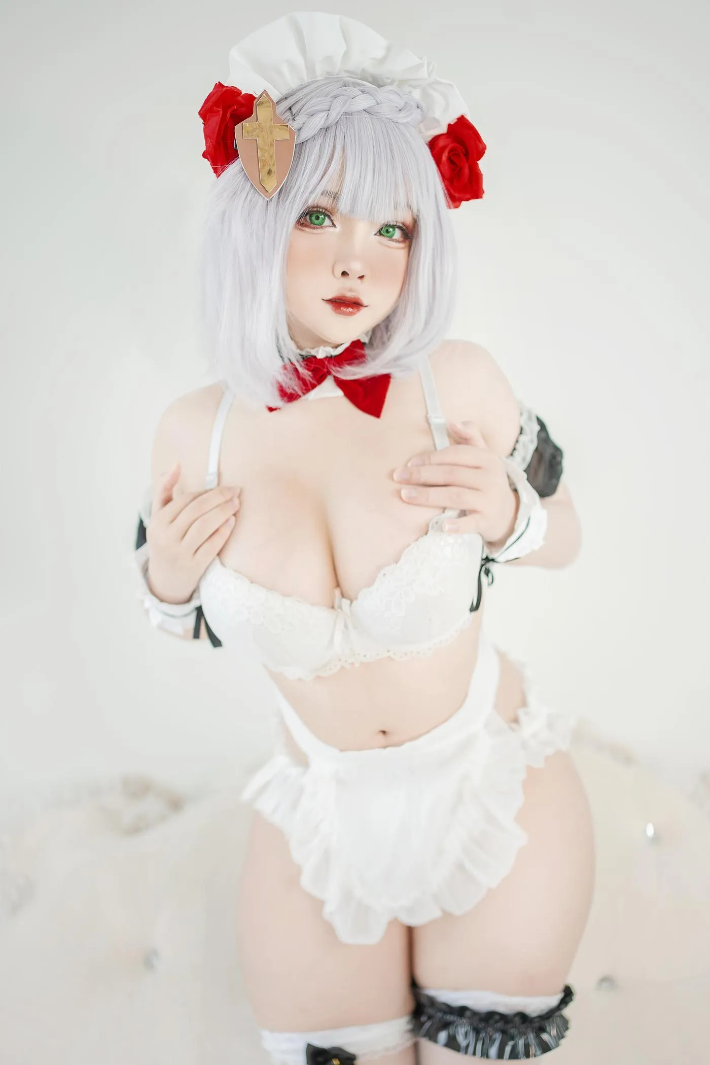 Sayo Momo – NO.11 Genshin Impact Noelle Maid [10P]插图7