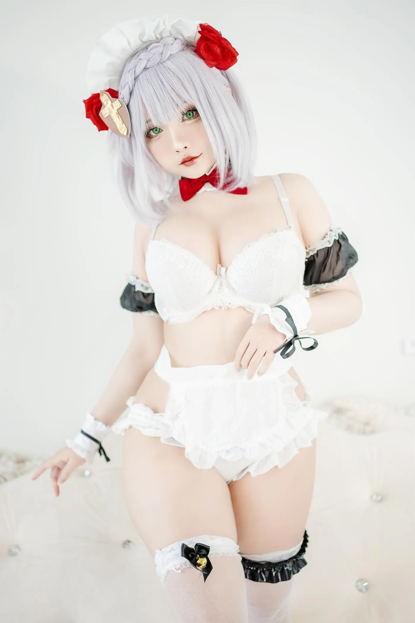 Sayo Momo – NO.11 Genshin Impact Noelle Maid [10P]插图8