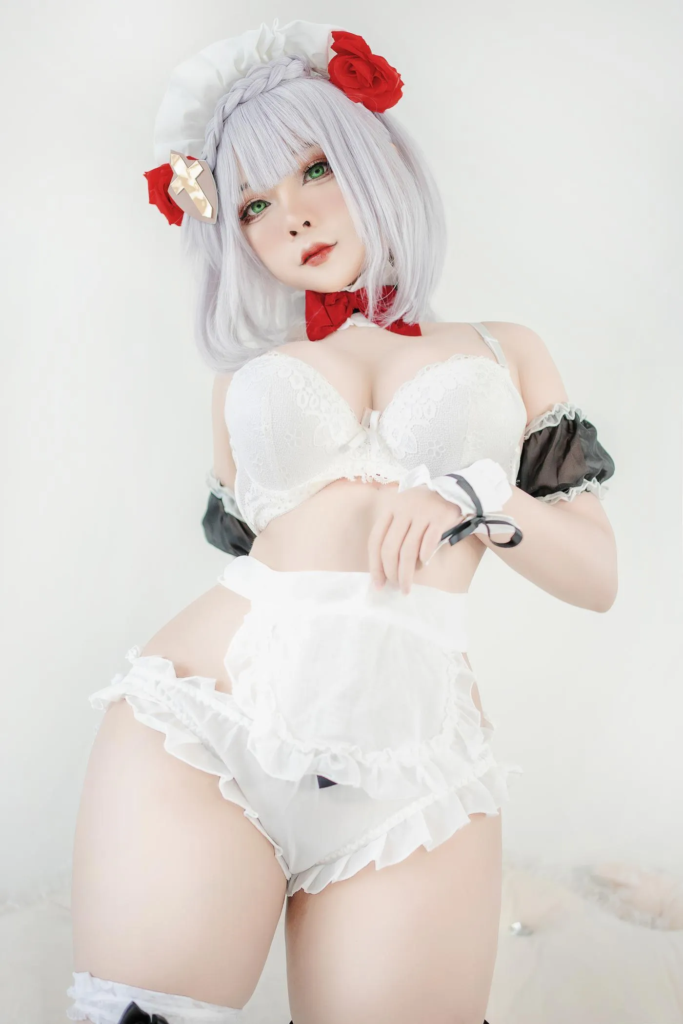 Sayo Momo – NO.11 Genshin Impact Noelle Maid [10P]插图9