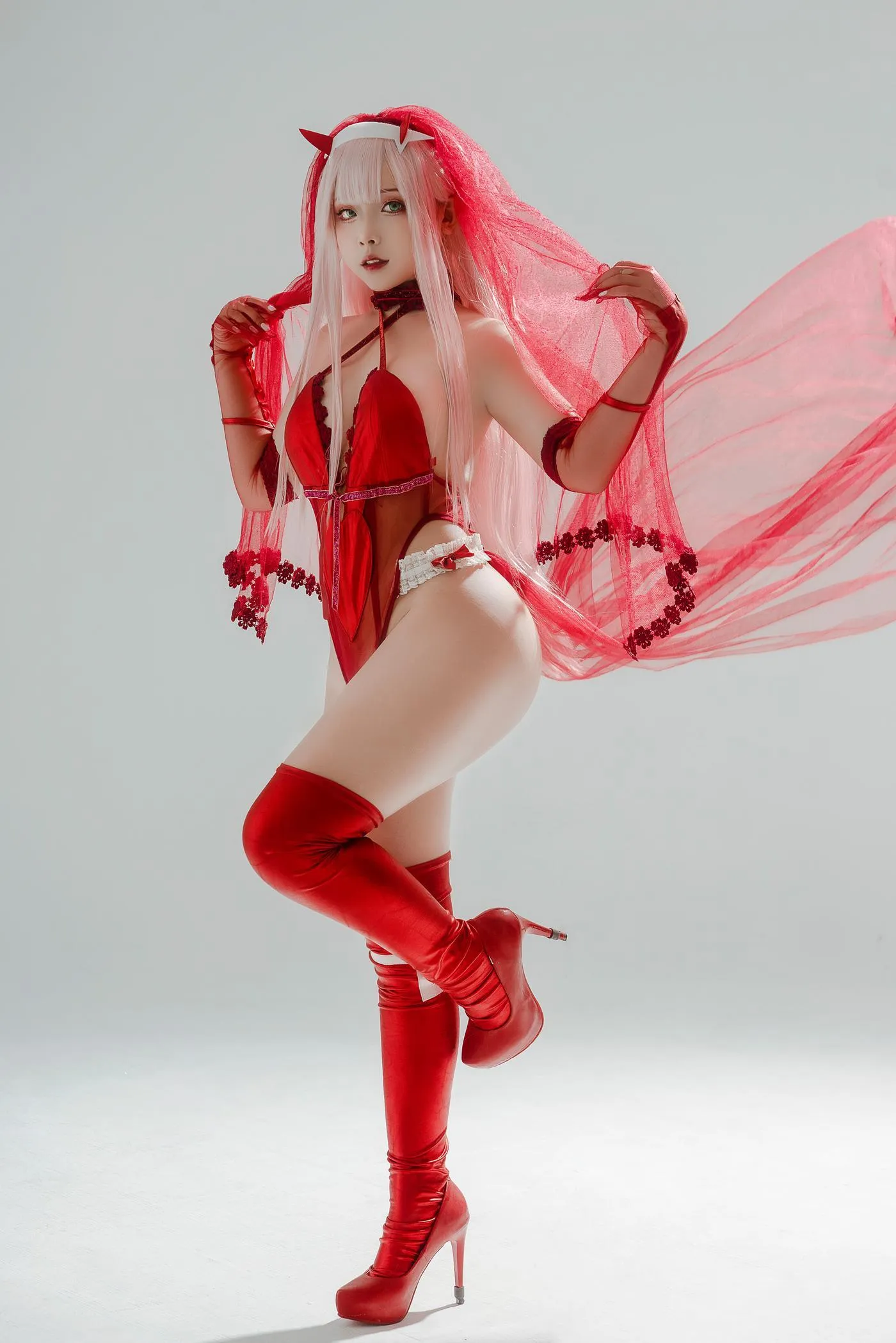 Sayo Momo – NO.16 Zero Two Wedding Dress [21P]插图1