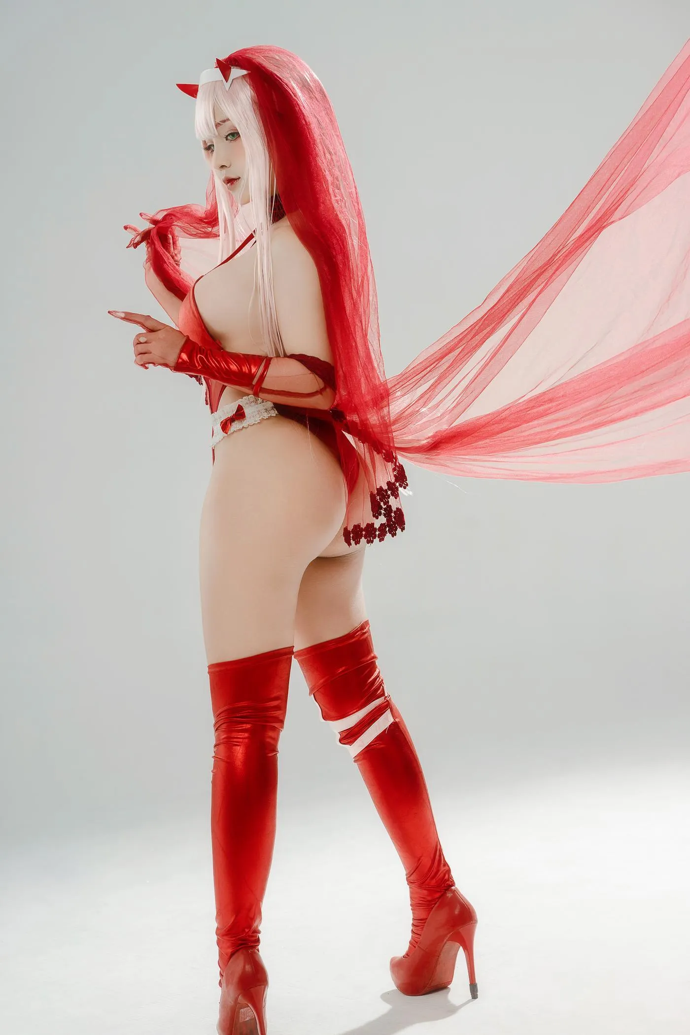 Sayo Momo – NO.16 Zero Two Wedding Dress [21P]插图2