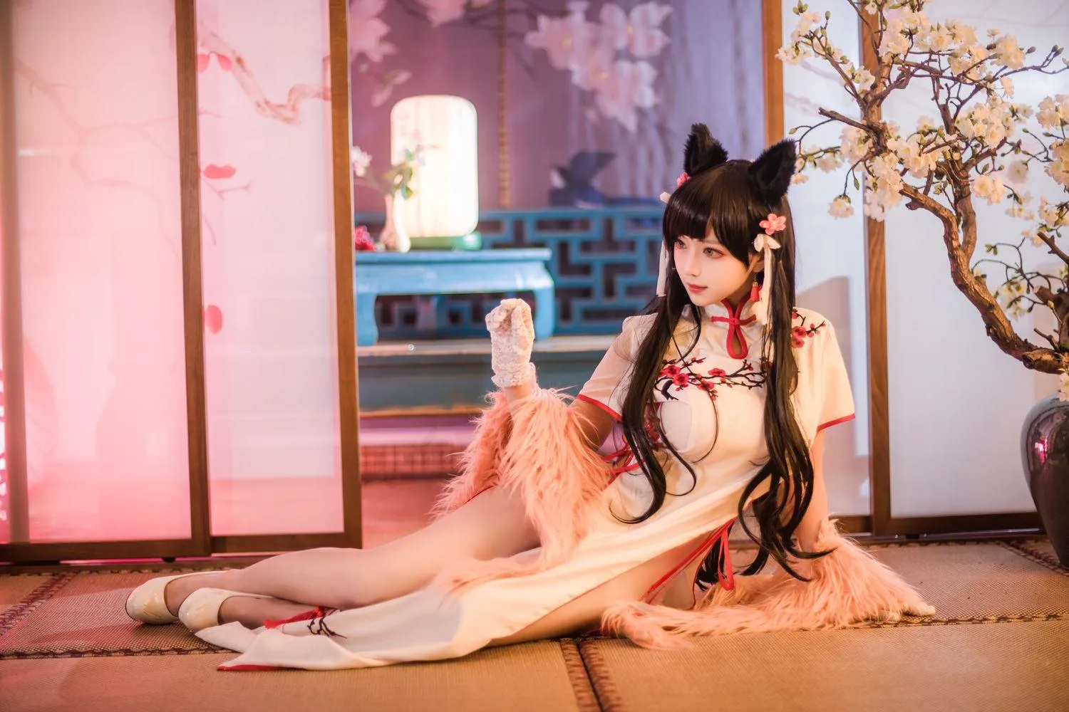 Shika小鹿鹿 – NO.13 爱宕旗袍 [30P]插图1