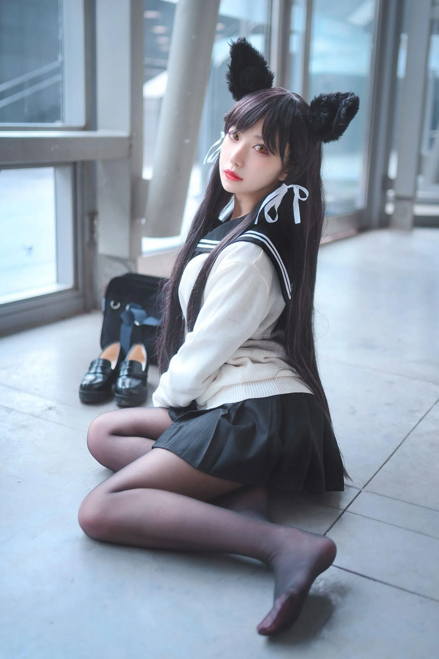 Shika小鹿鹿 – NO.14 爱宕制服 [50P]插图